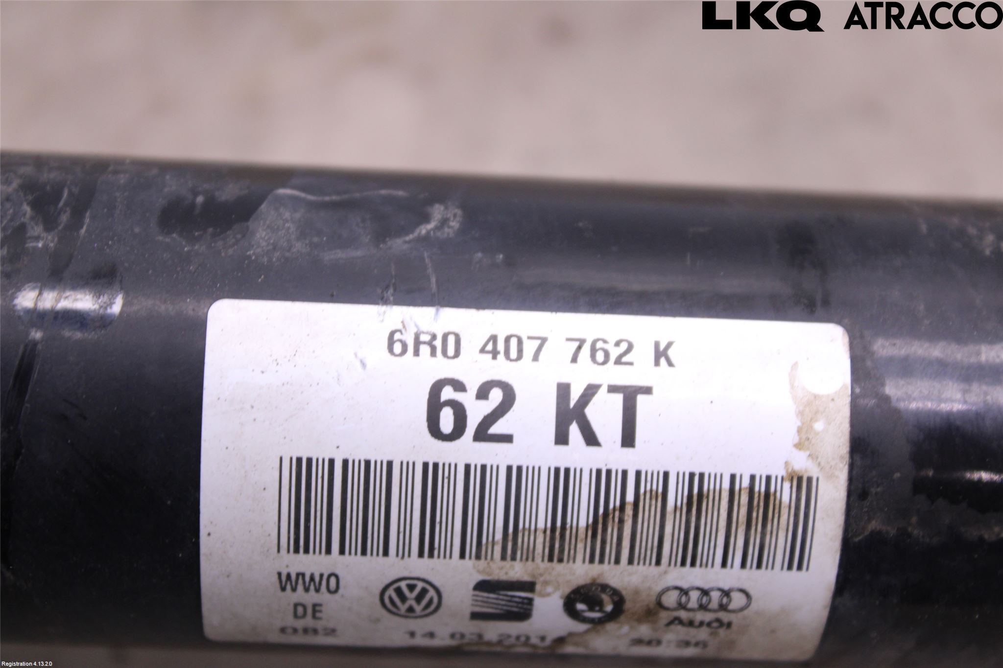 Skoda FABIA 07-14 Drivaksel Foran Kompl Høyre