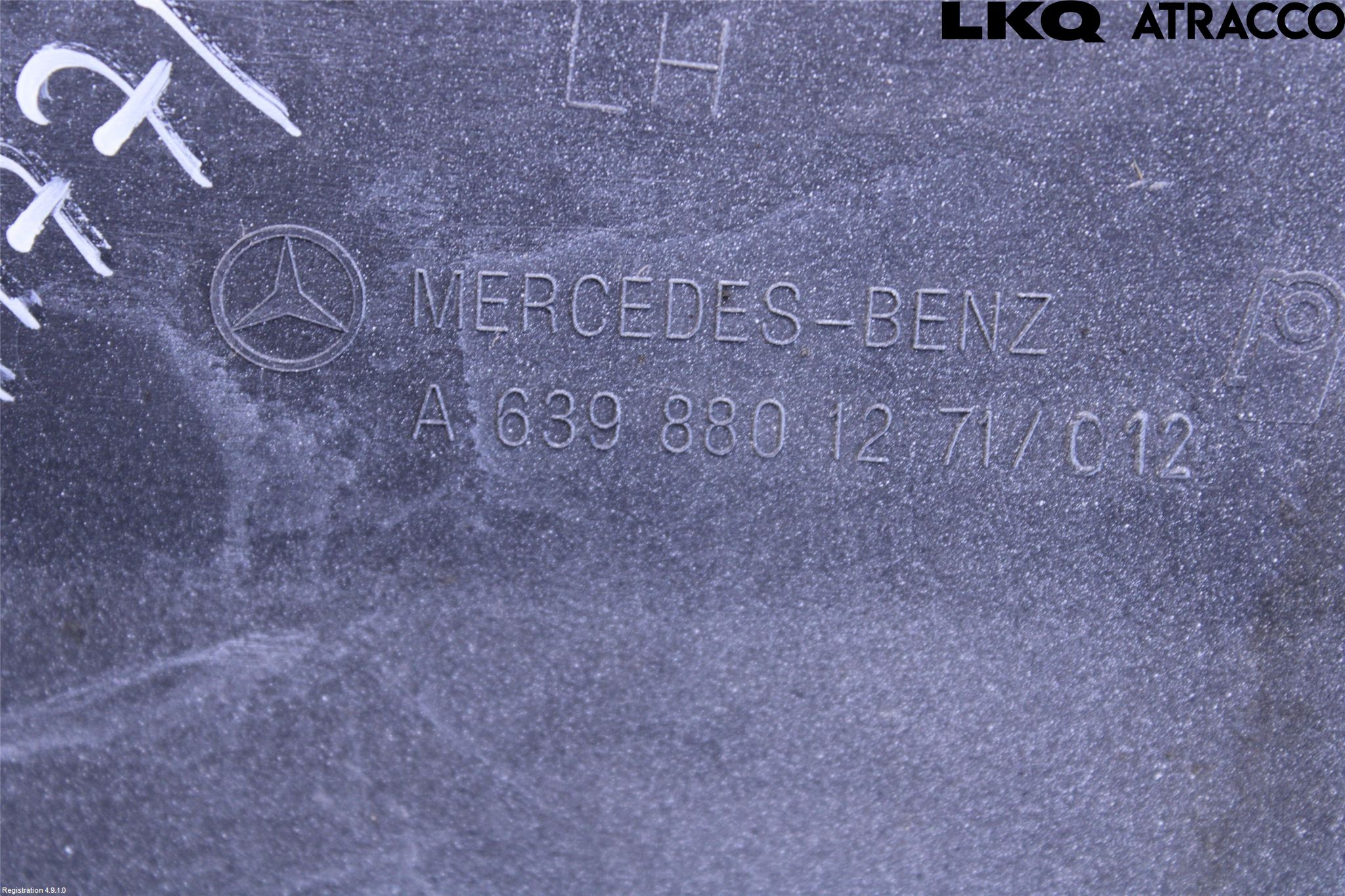 Mercedes-Benz MB VITO/VIANO (W639) 04-14 Støtfanger Bak Hjørne Venstre