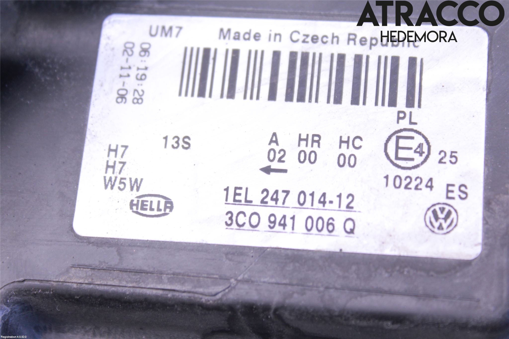Volkswagen VW PASSAT 05-11 Frontlykt Høyre