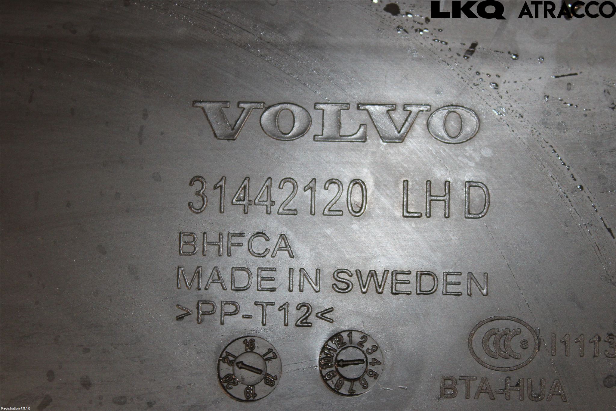 Volvo XC60 18- Visker Deksel-Grill-Under Frr