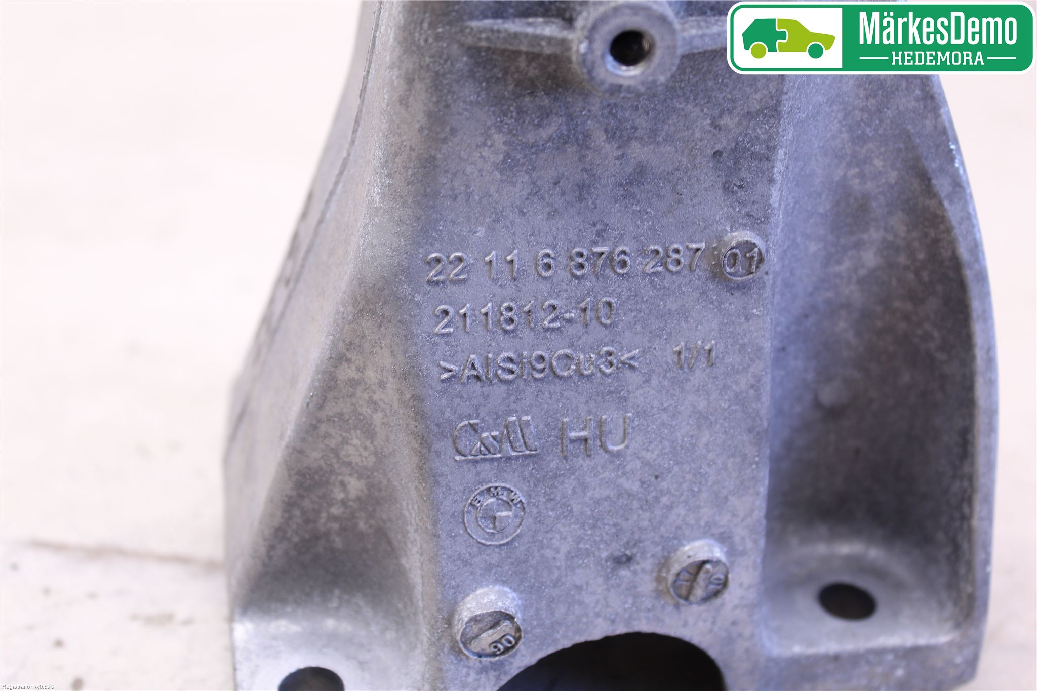 BMW X5 F15 13-18 Motor Feste Stål-Alu