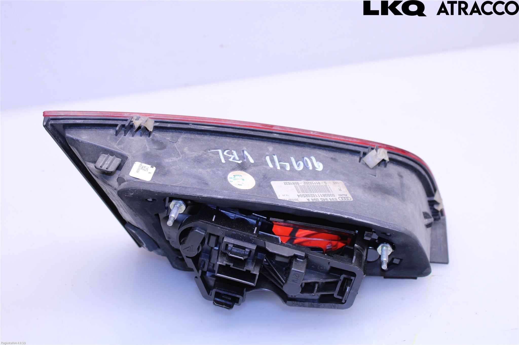 Audi A3/S3 8V 13-20 Baklykt Høyre  På Luke(Indre)