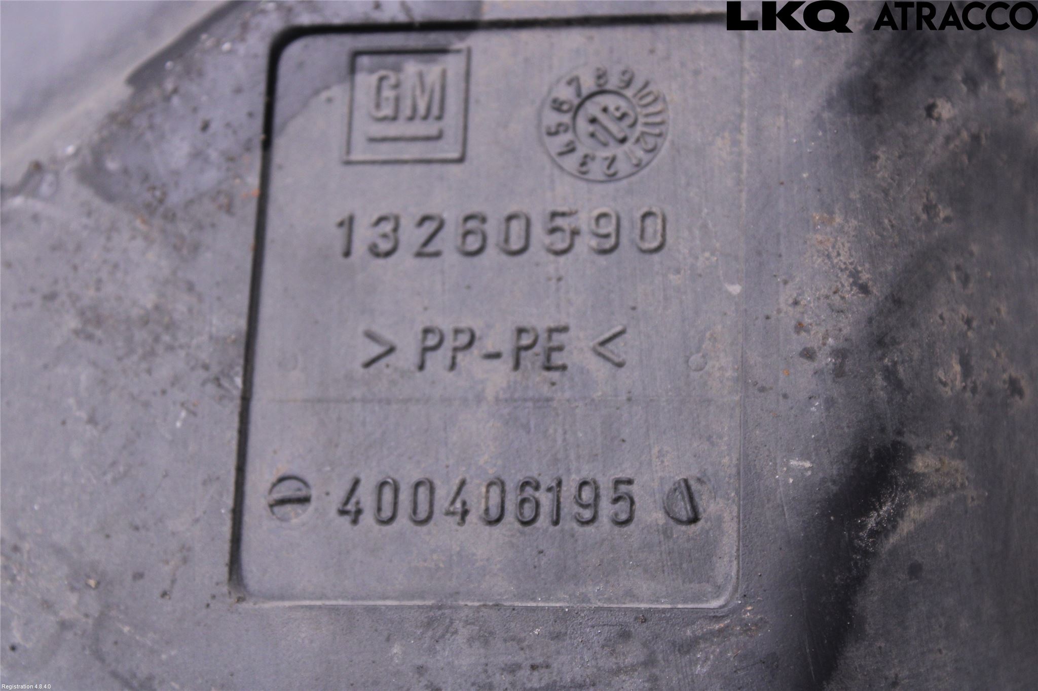 Opel ZAFIRA C 12-19 Spylerbeholder Frontrute-Lykte