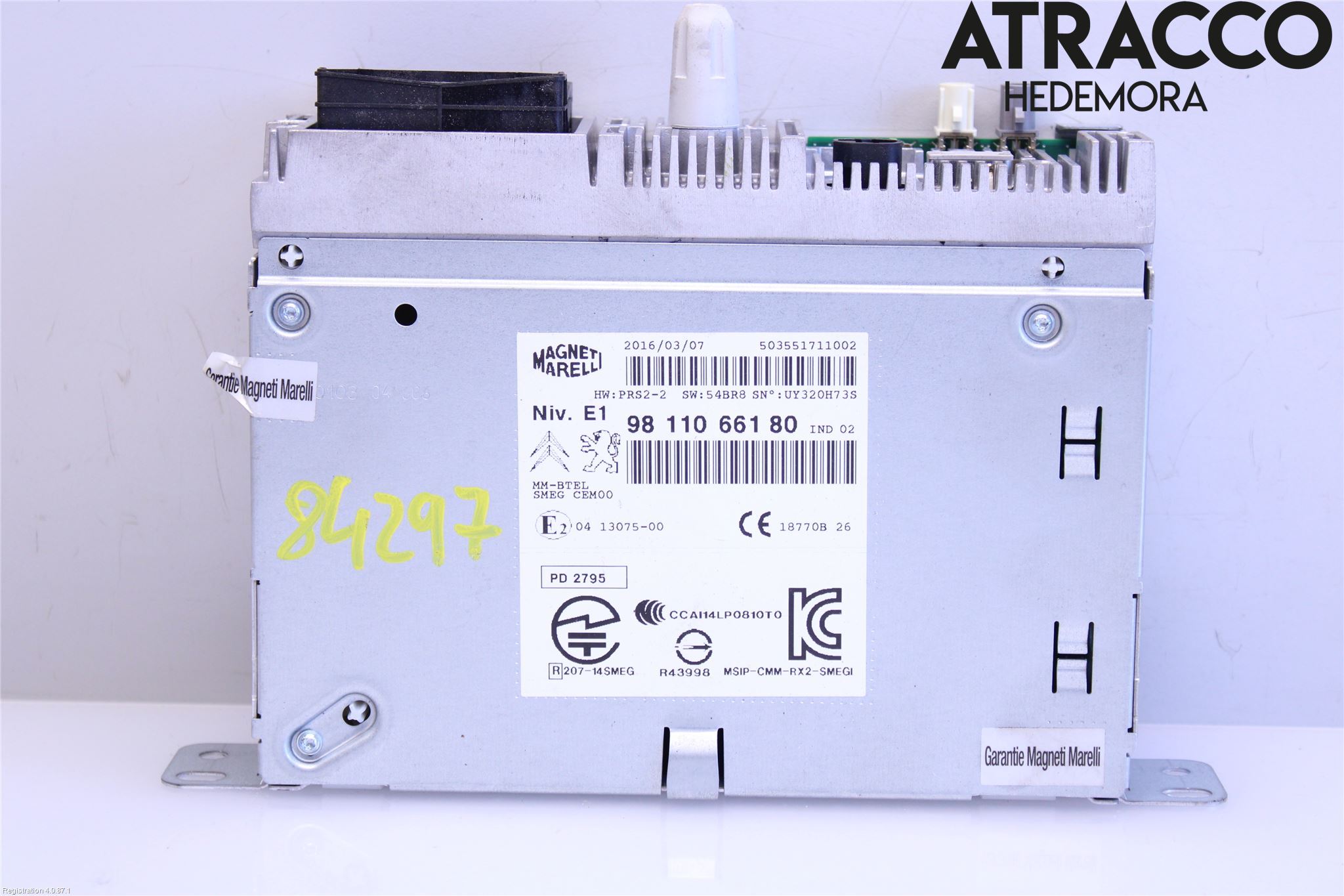 Peugeot 2008 13-20 Stereo Radio Med Cd