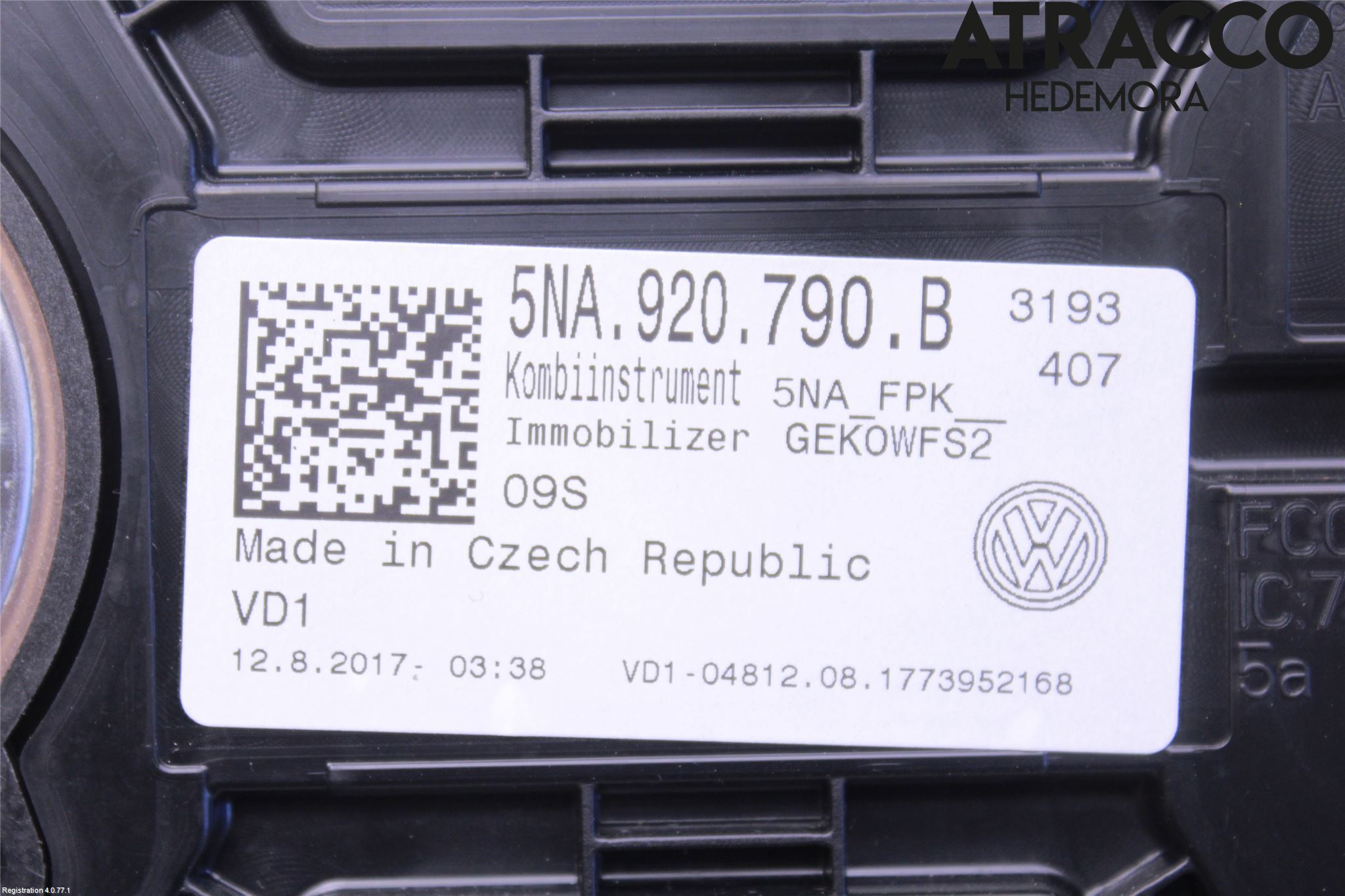 Volkswagen VW TIGUAN 16-24 Instr Kombinert