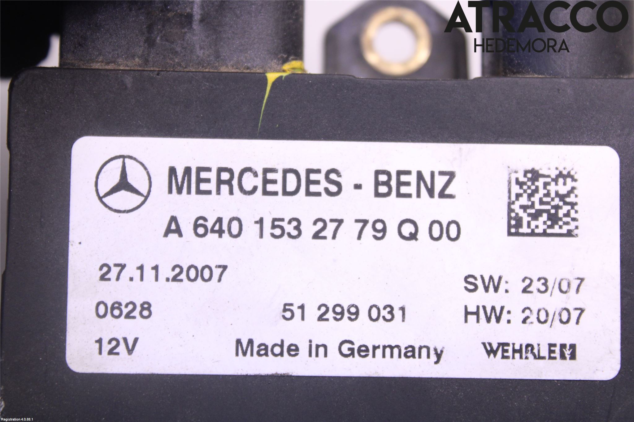 Mercedes-Benz MB B-KLASS (W245) 05-12 Rele Gløding Diesel