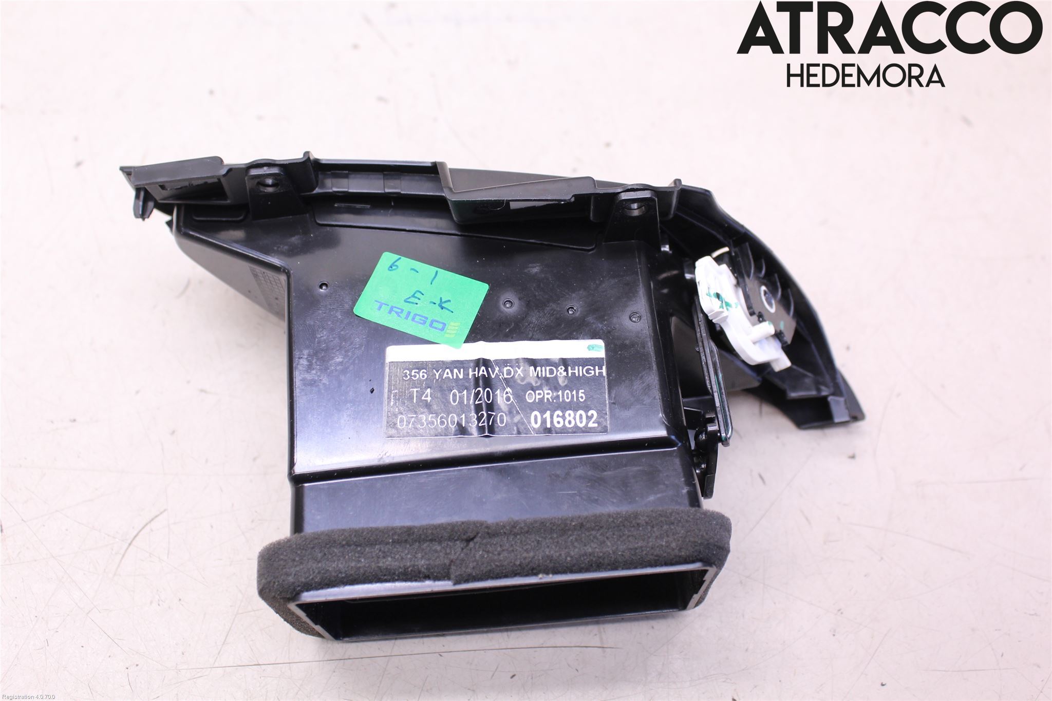 Fiat TIPO/CROSS 16- Dashbord Kanal - Dyse