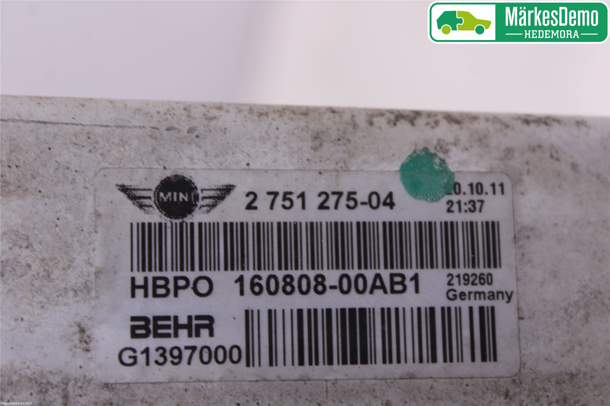 Mini COUPE R56 05-14 Radiator Manuell