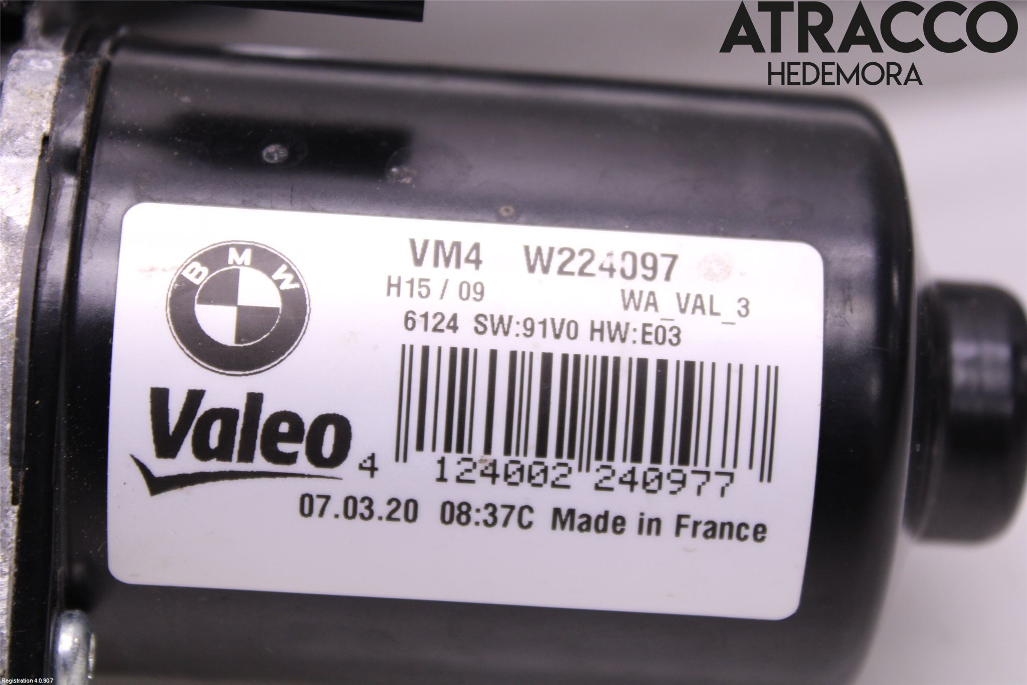 BMW 5 G30/G31/F90 17-23 Viskeroverføring Frontrute