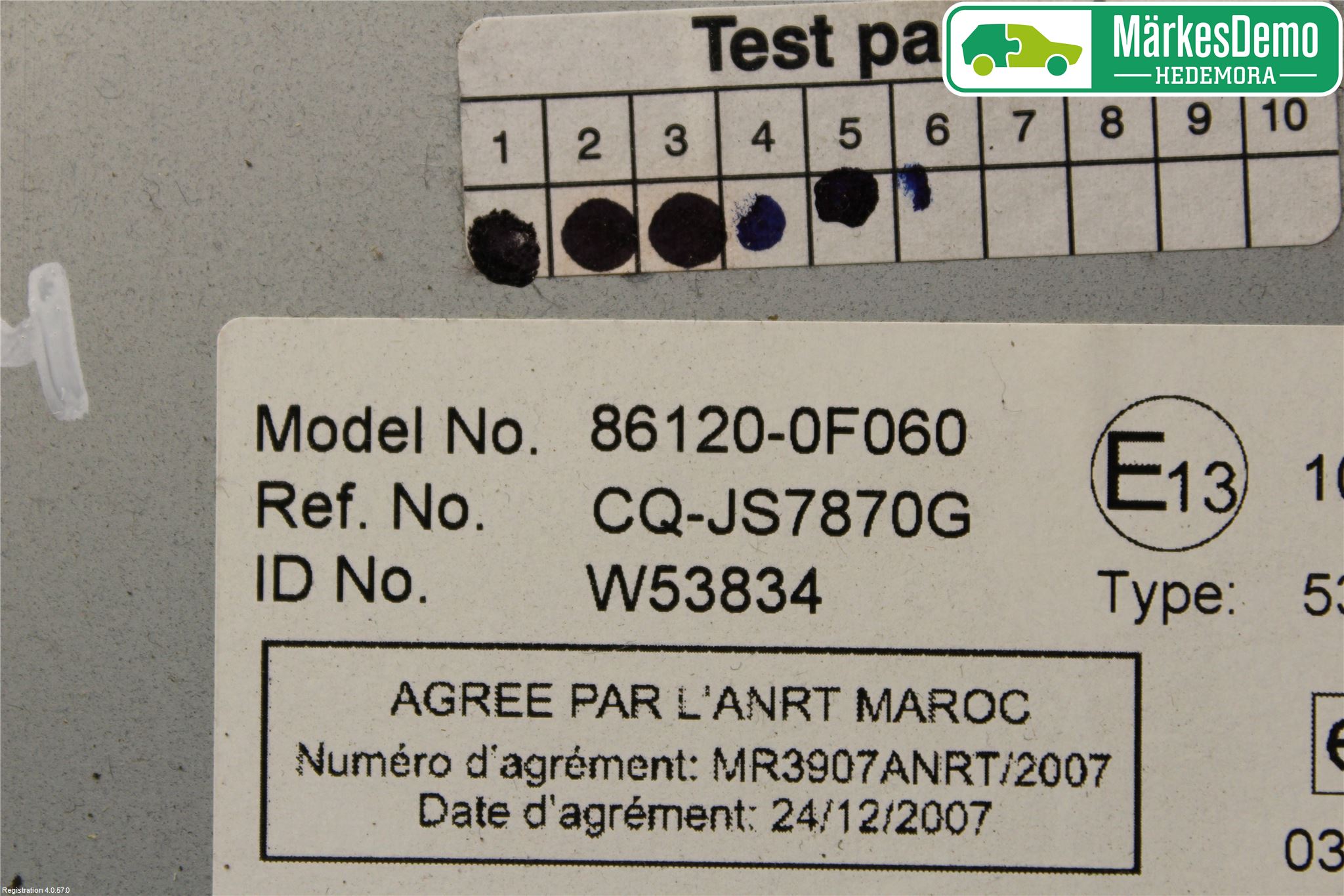 Toyota VERSO 09-18 Stereo Radio Med Cd