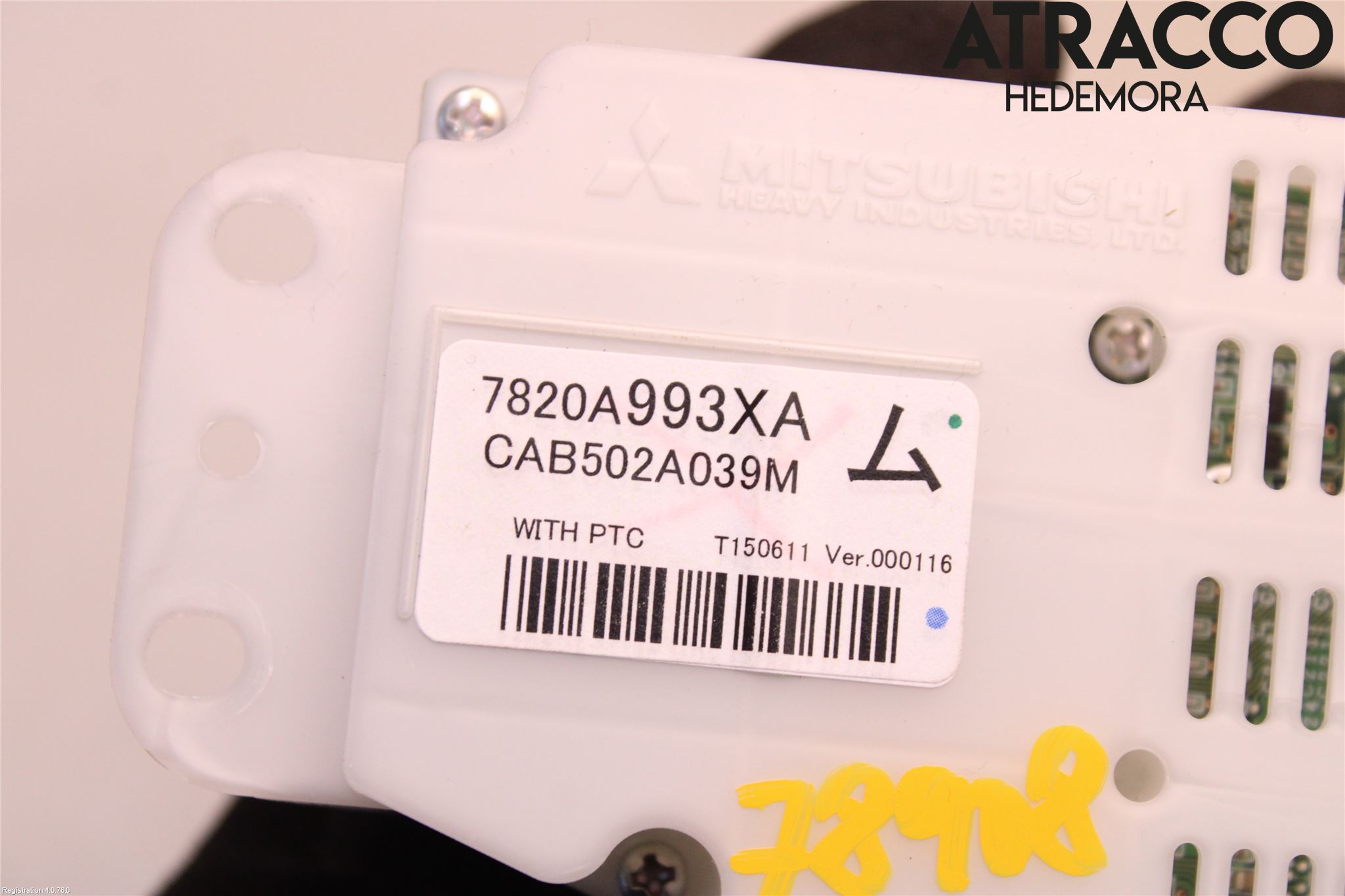 Mitsubishi OUTLANDER 13-21 Varme Ac Betjening-Display