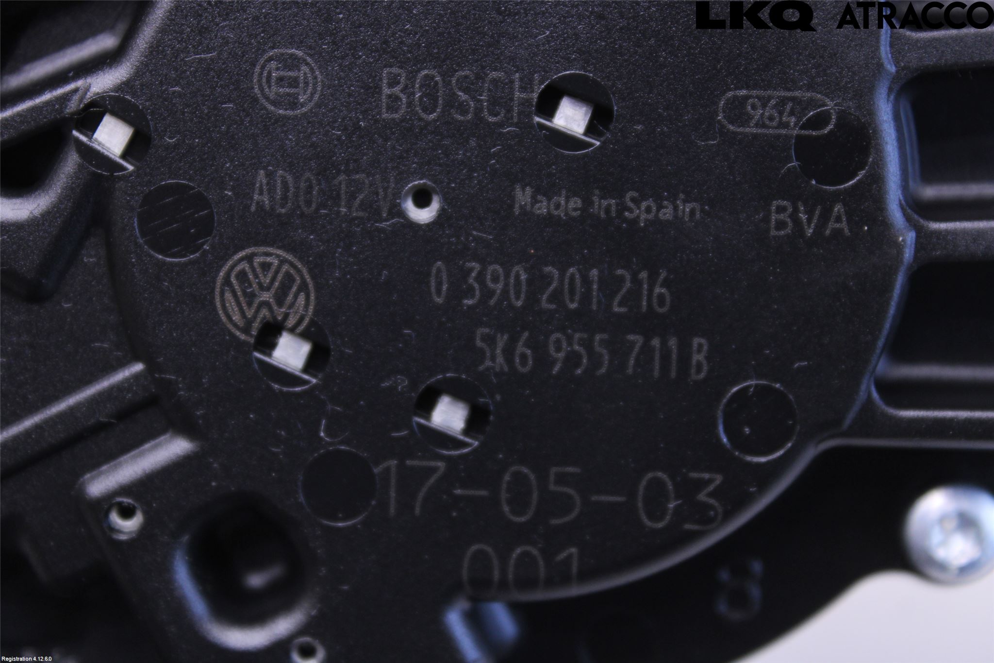Volkswagen VW POLO 10-17 Viskermotor Bakluke