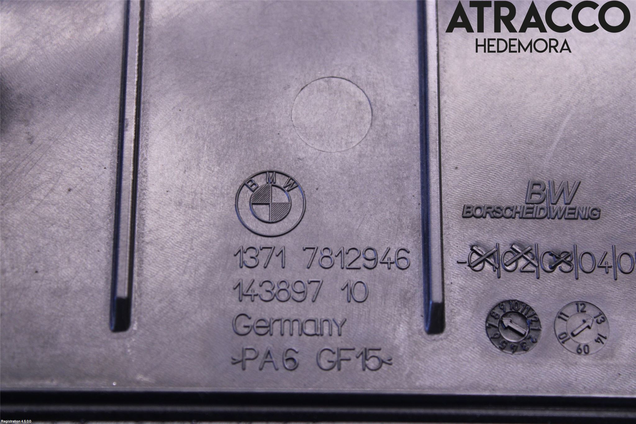 BMW X3 F25 10-17 Inns Gummibelg - Slange