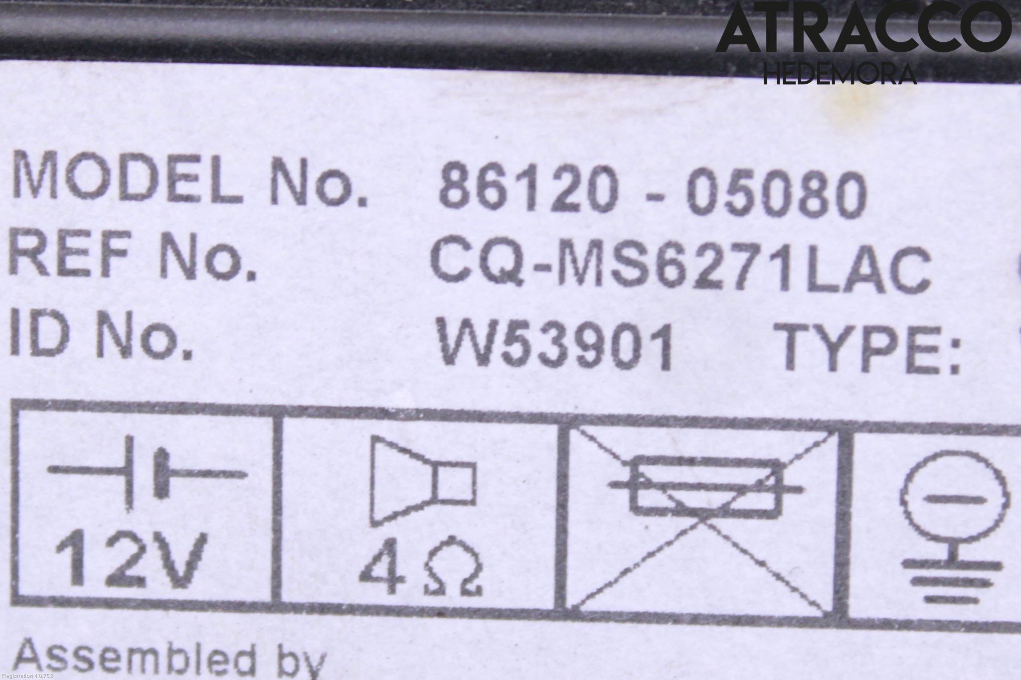 Toyota AVENSIS 03-06 Stereo Radio Med Cd