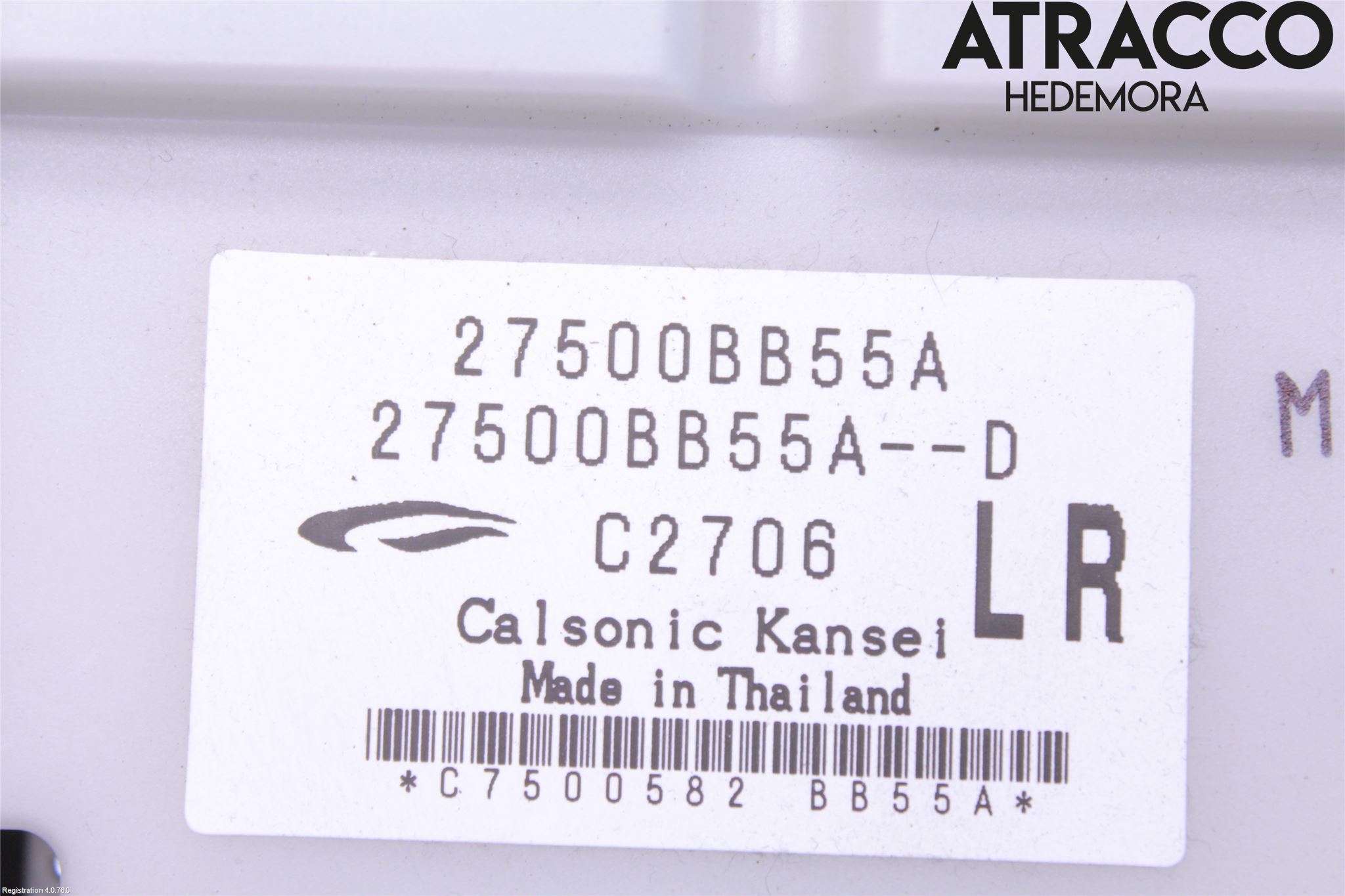 Nissan QASHQAI 10-14 Varme Ac Betjening-Display