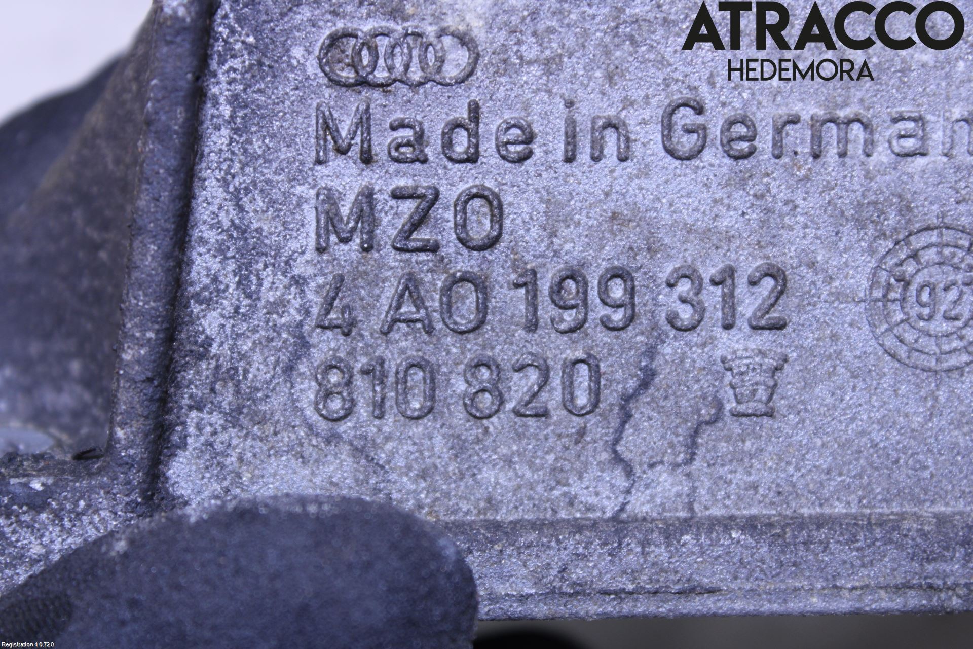 Audi 100/S4     91-94 Motor Feste Stål-Alu