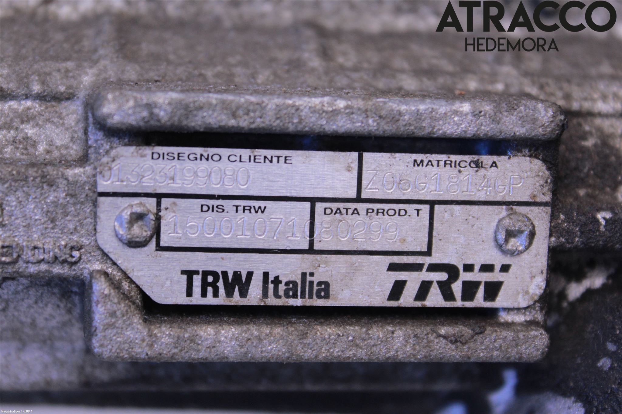 Fiat DUCATO 94-02 Servo Snekke - Tannstang