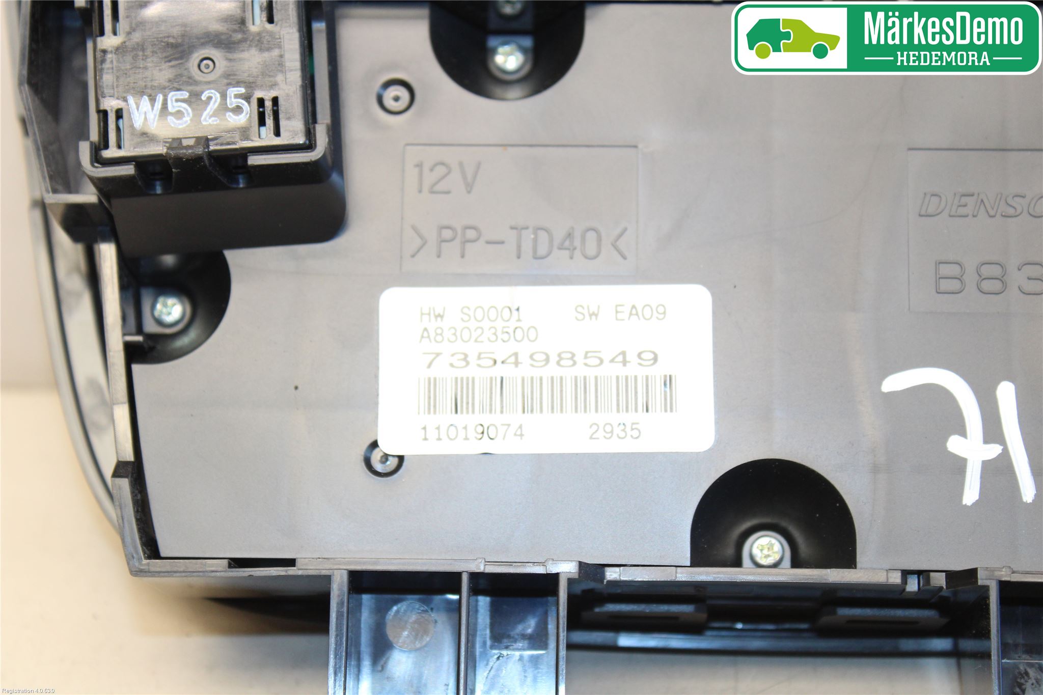 Opel COMBO D 12-18 Varme Ac Betjening-Display