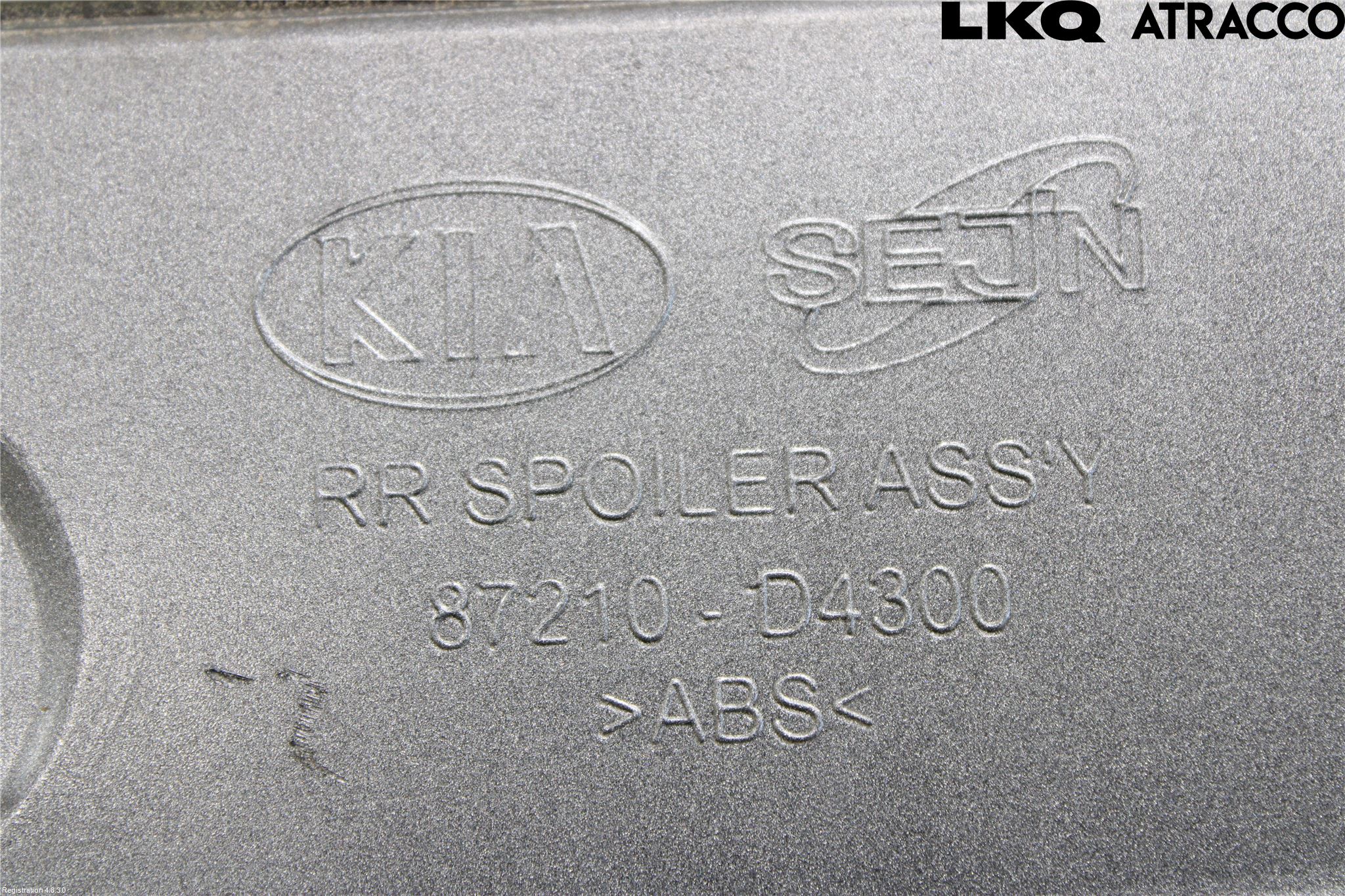 Kia OPTIMA 16-20 Spoiler Bakluke