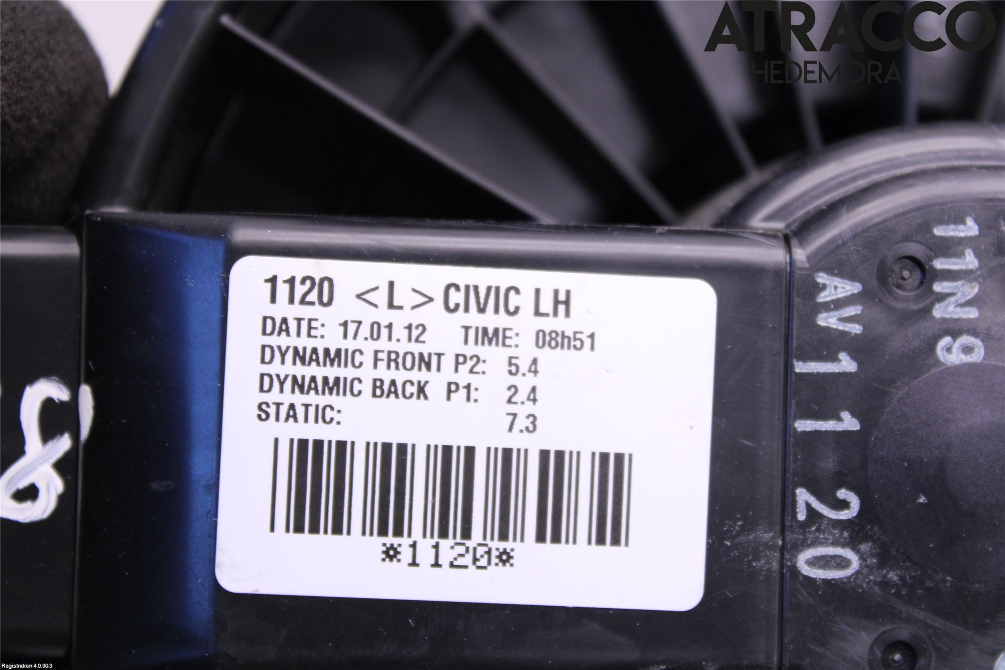 Honda CIVIC 12-16 Varme Ac Varmeapparatvifte