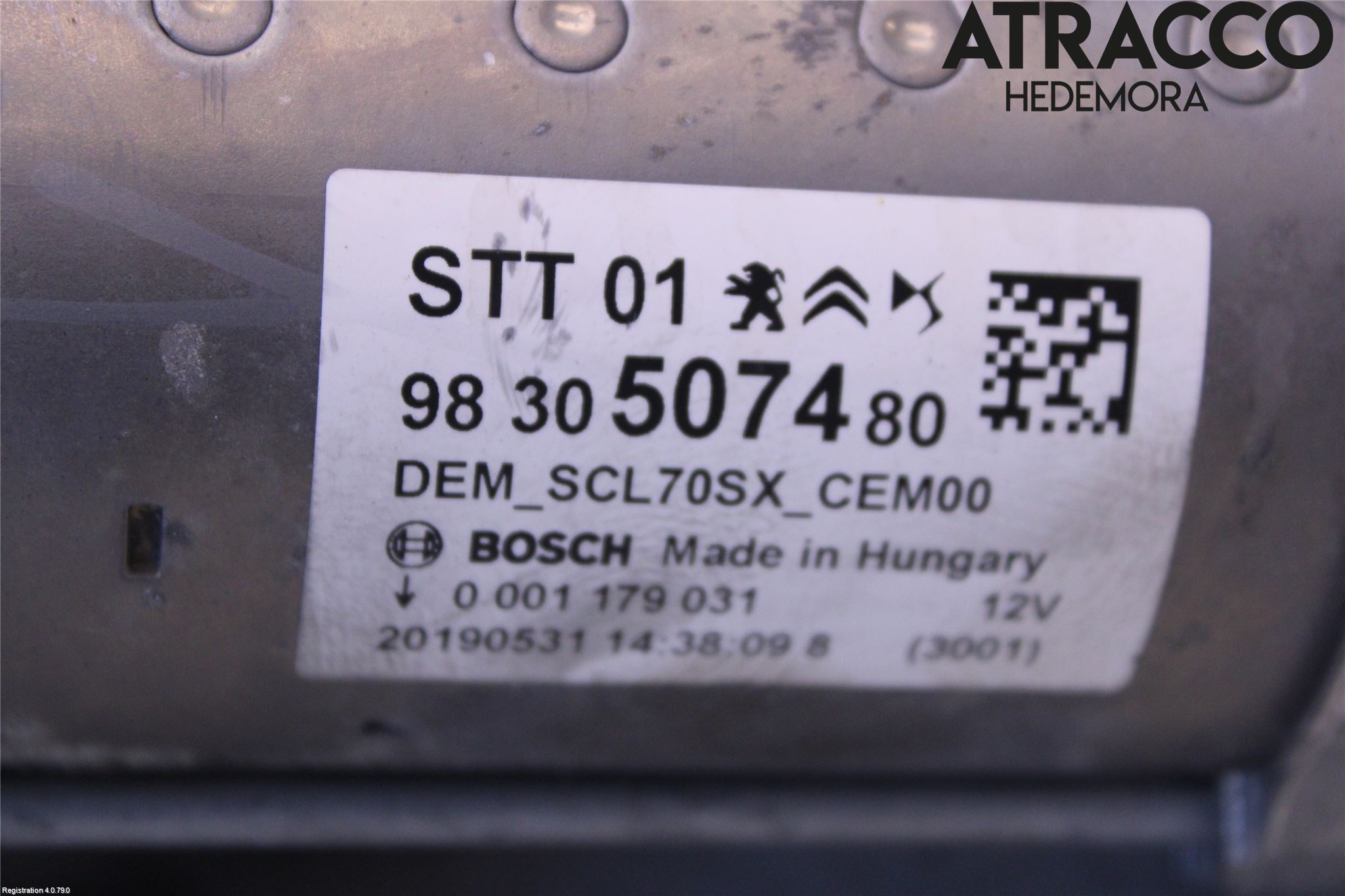 Peugeot PEUGOT 208 16-19 Startmotor
