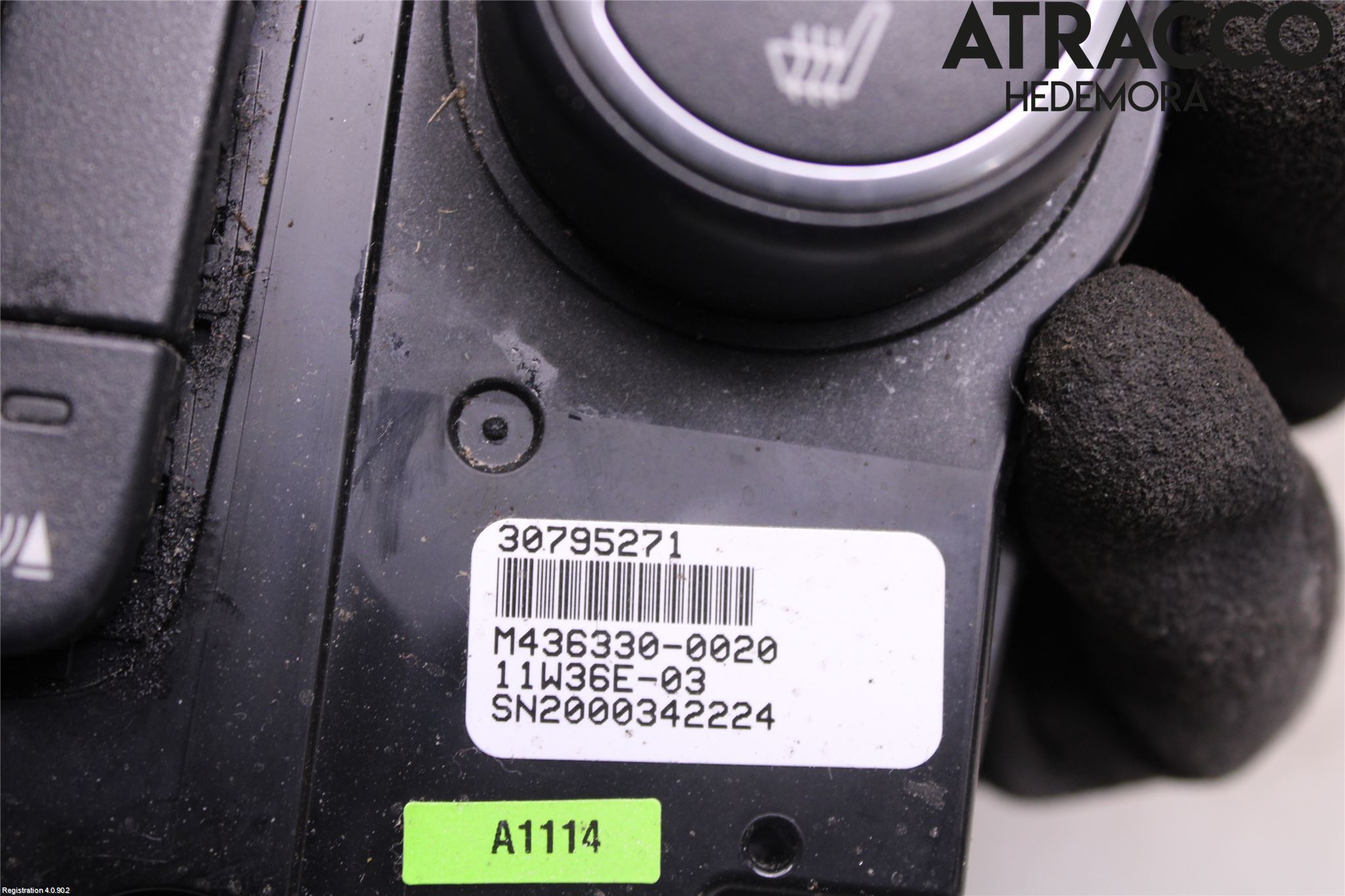 Volvo V70 08-13 Varme Ac Betjening-Display