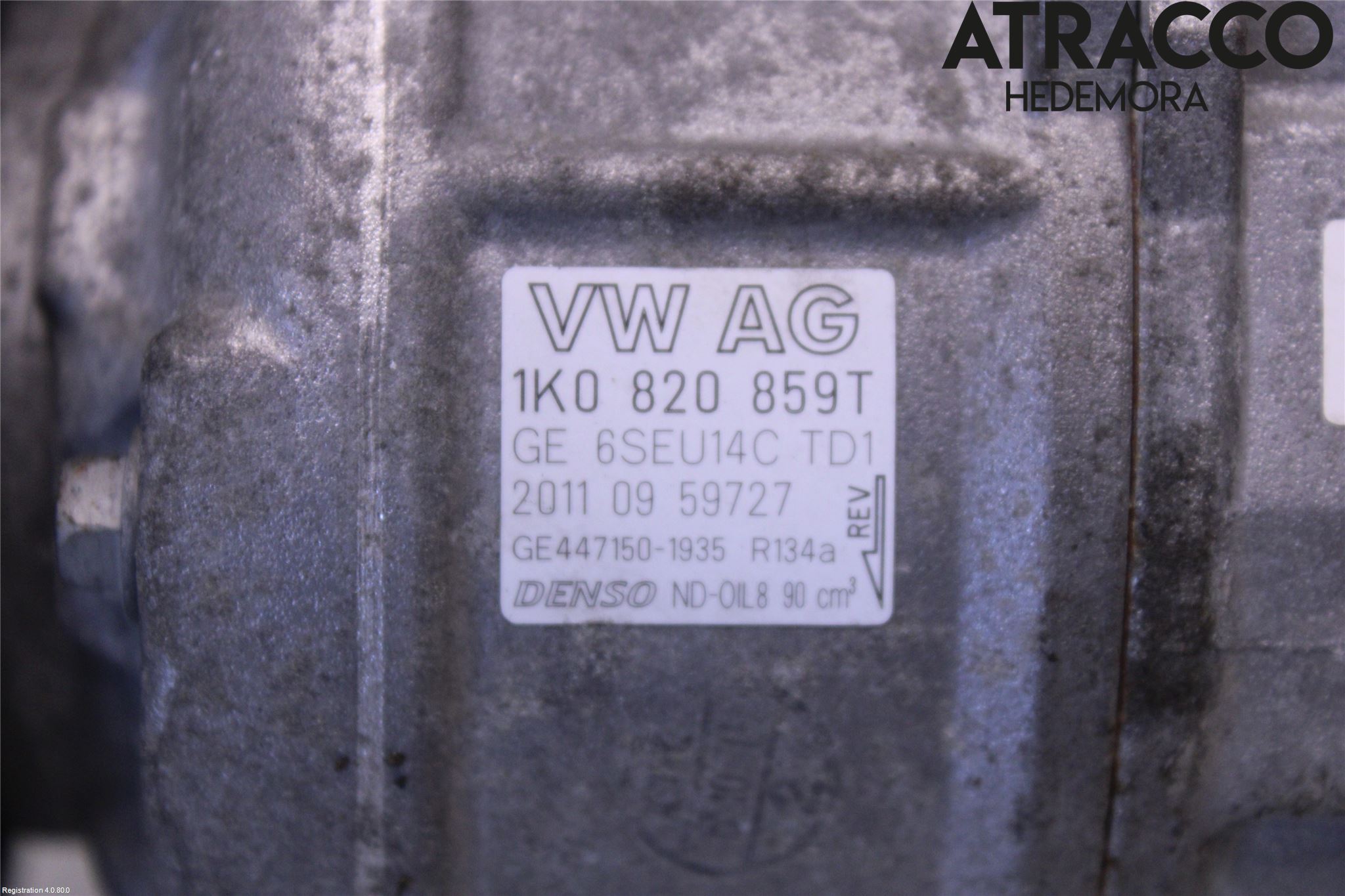 Volkswagen VW TIGUAN 07-16 Varme Ac Kompressor