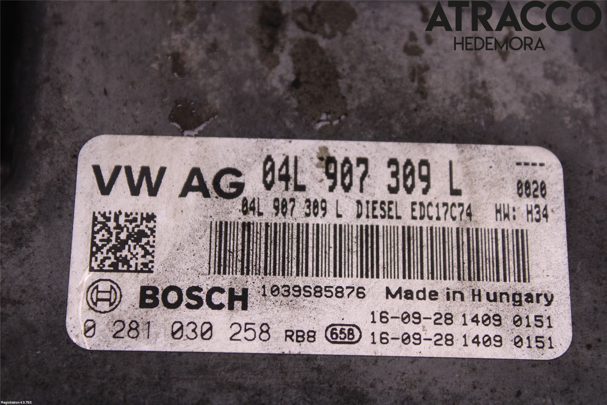 Audi A4/S4 B9 16-19 Styreenhet Dieselpumpe