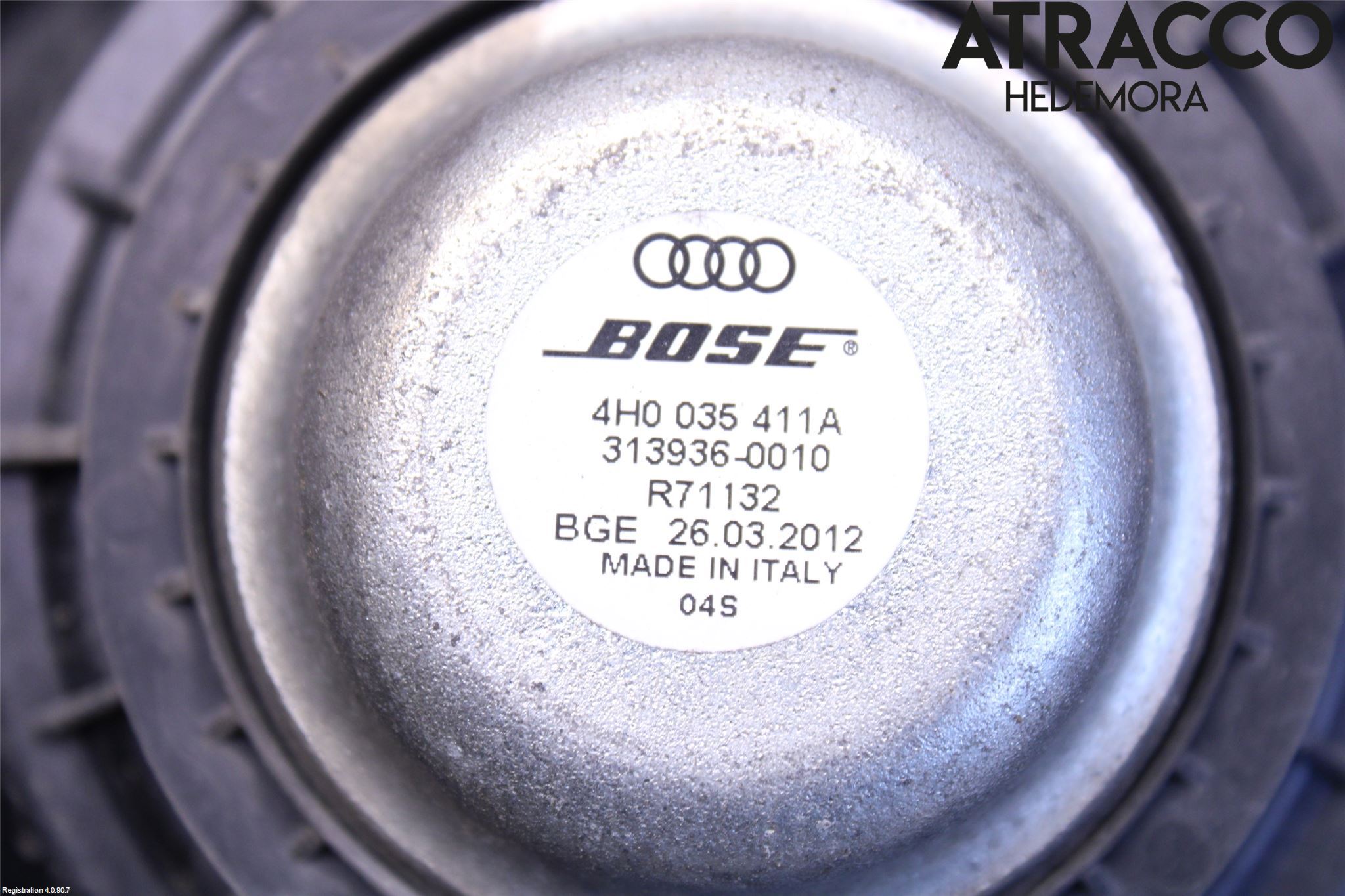 Audi A8/S8 4H 10-17 Innr Høyttaler