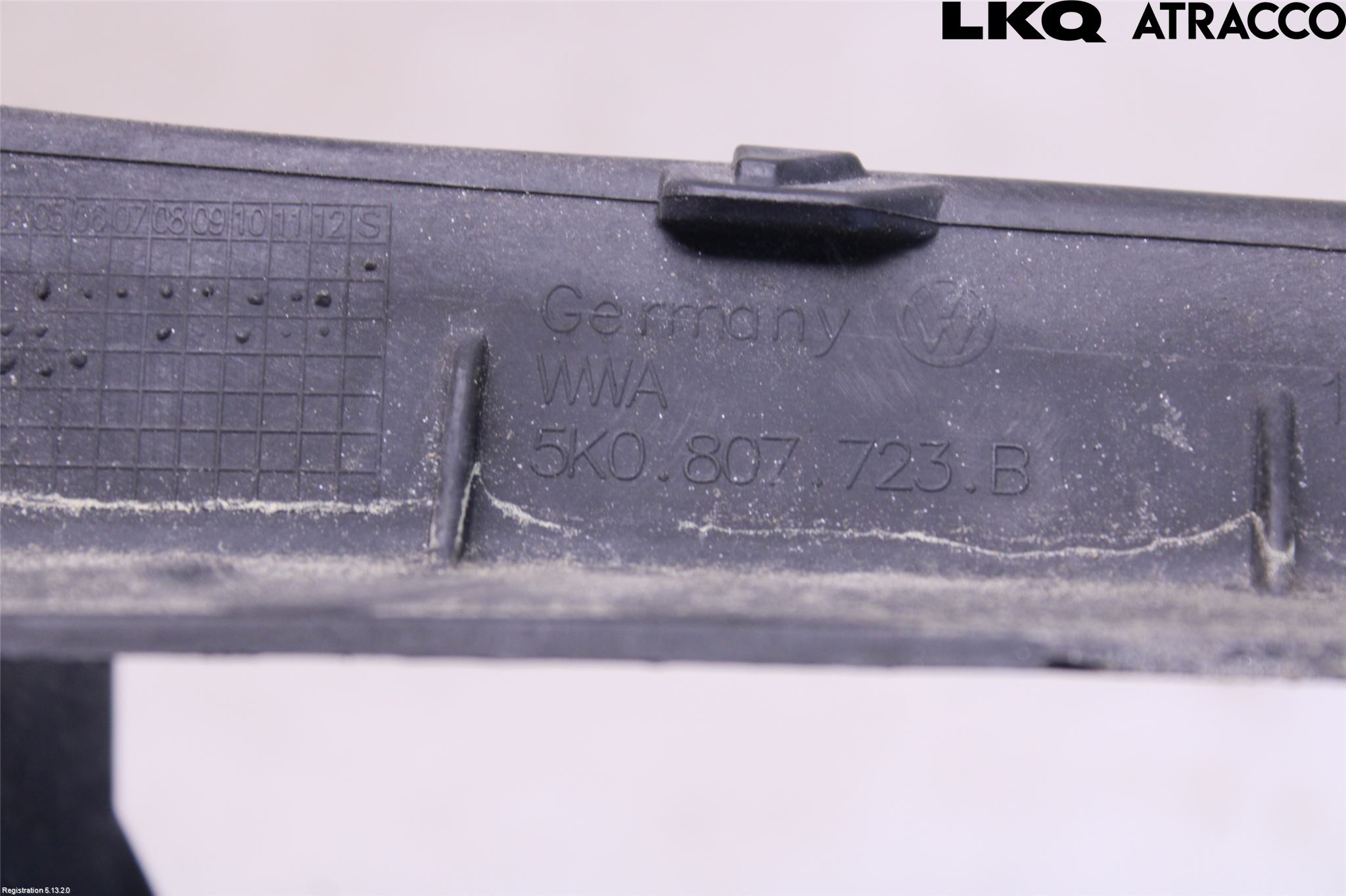 Volkswagen VW GOLF VI 09-13 Støtfangerfeste Foran Venstre