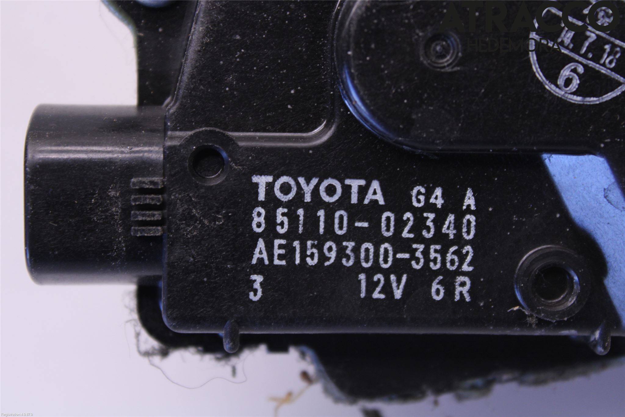 Toyota AURIS 13-19 Viskermotor Frontrute