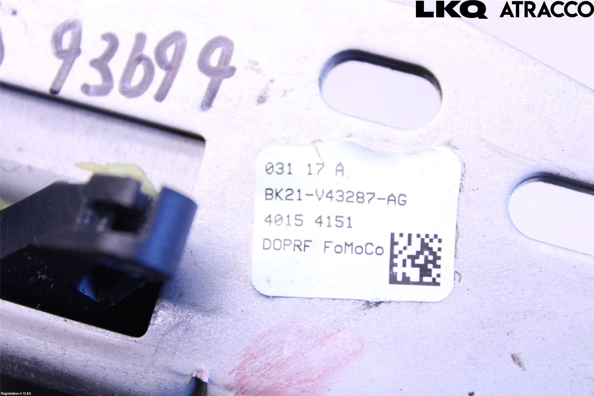 Ford TRANSIT SKÅP/BUSS 14-22 Bakluke-Lokk Låsekasse