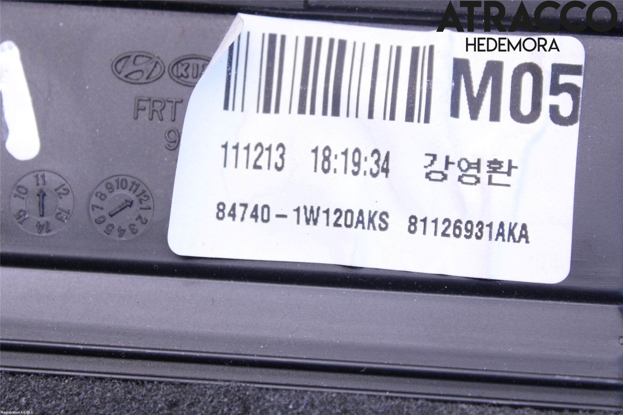 Kia RIO 12-16 Dashbord Kanal - Dyse