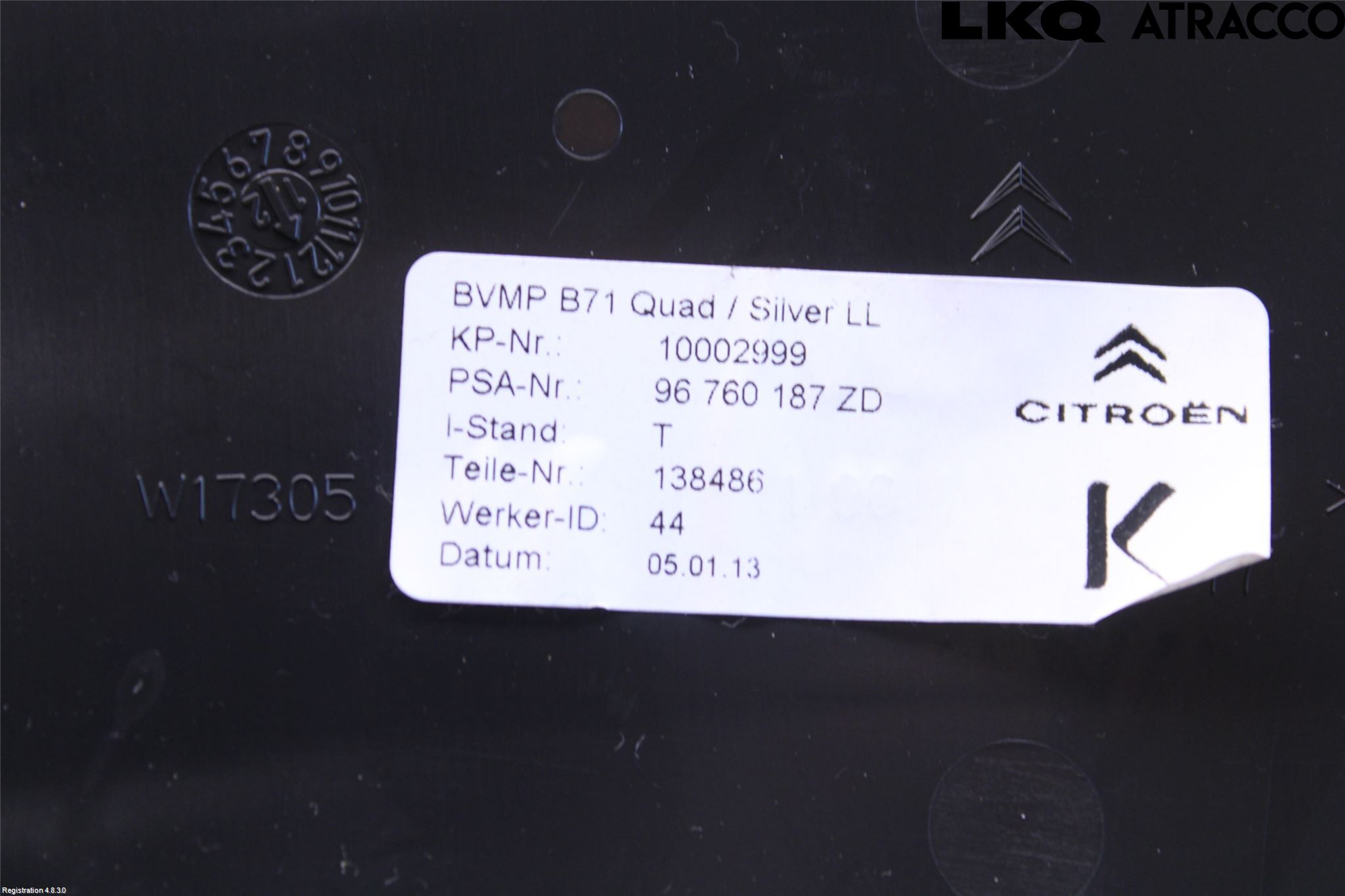 Citroen C4 II 11-18 Instrumentkonsoll Midt
