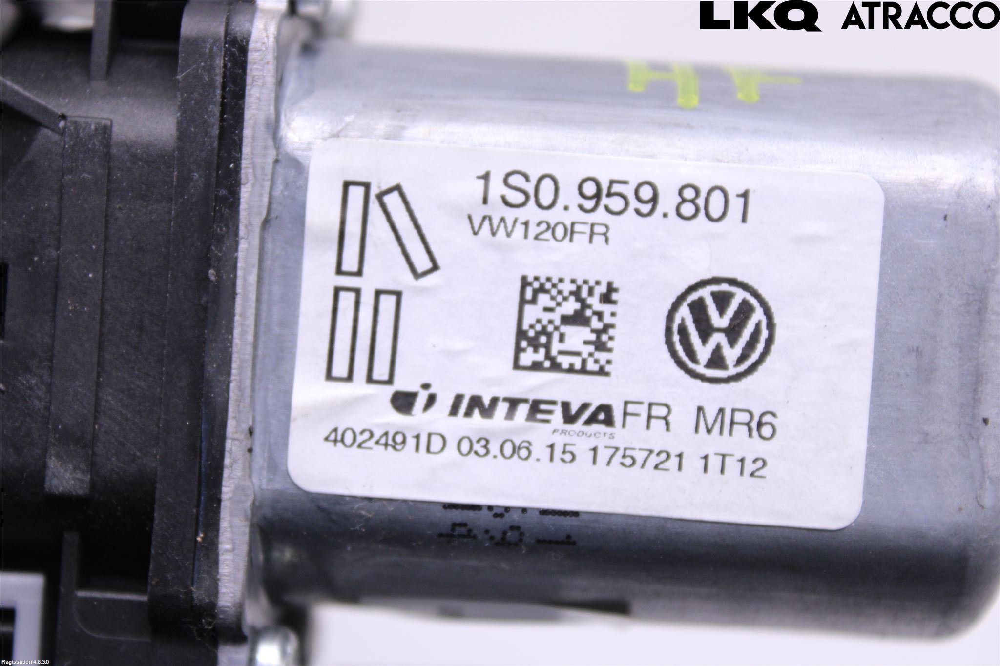 Volkswagen VW UP! / E-UP! Vindusheismotor