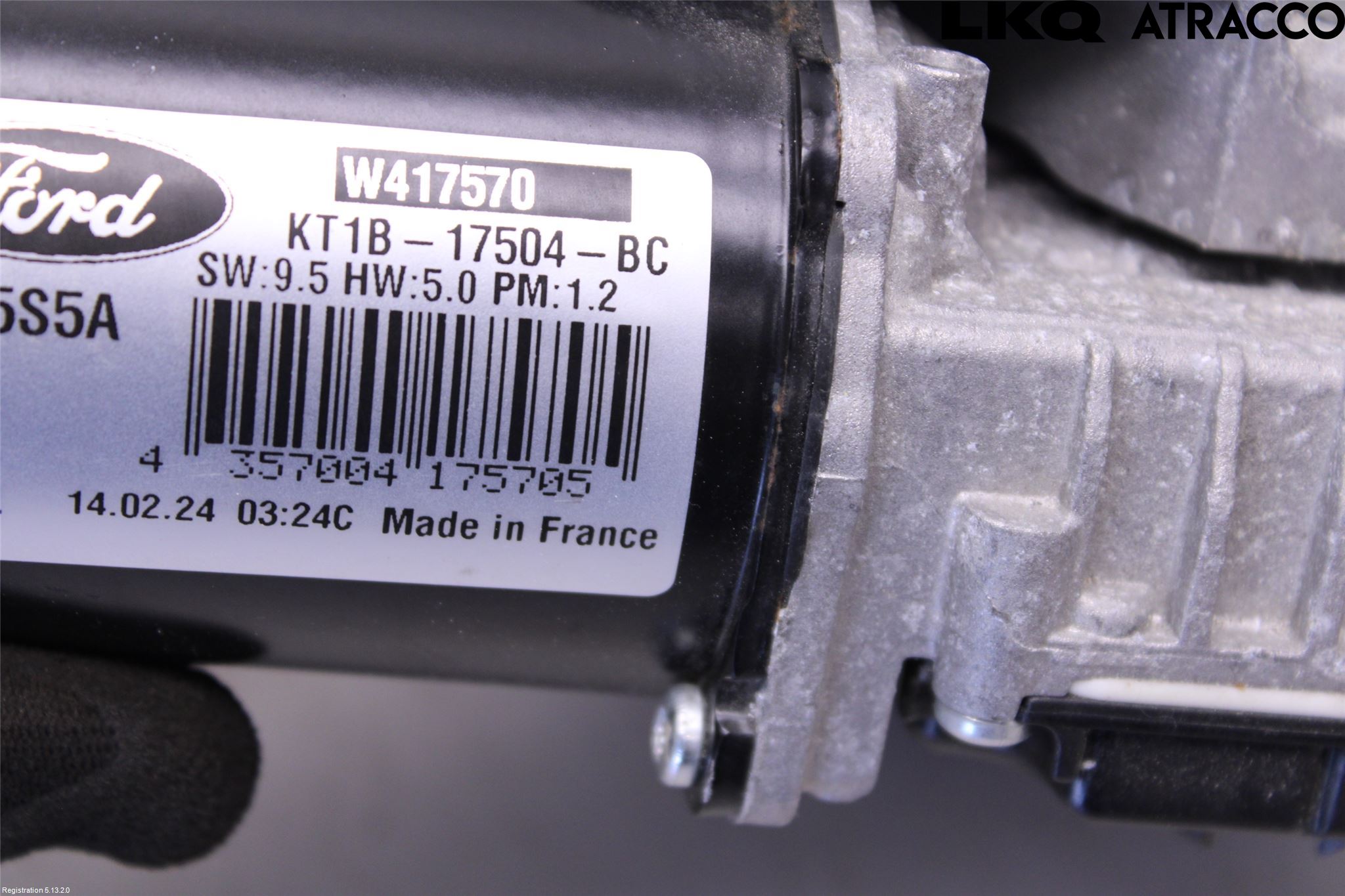 Ford TRANSIT/TOURNEO CONNECT 13-22 Viskermotor Frontrute