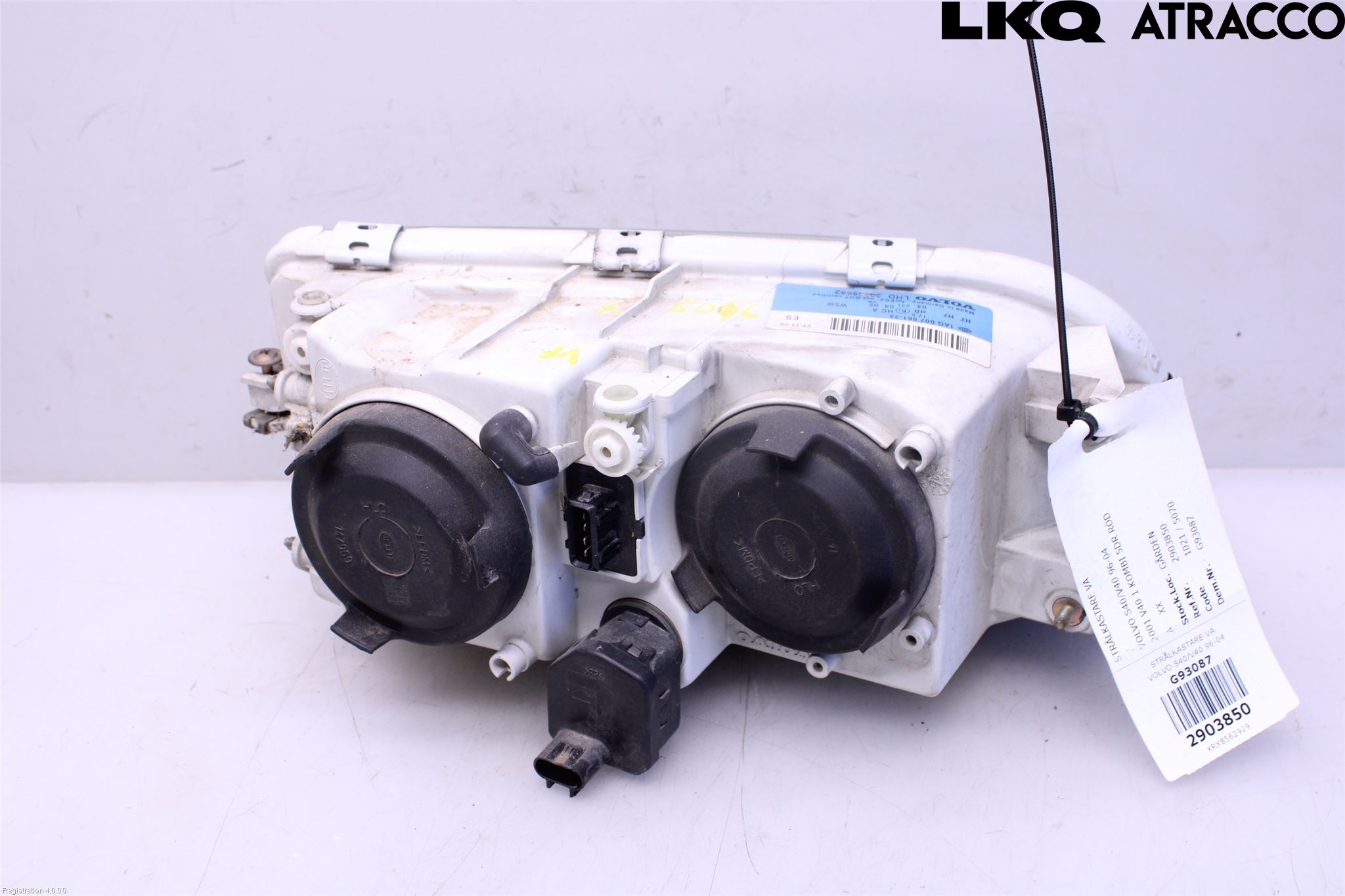 Volvo S40/V40    96-04 Frontlykt Venstre