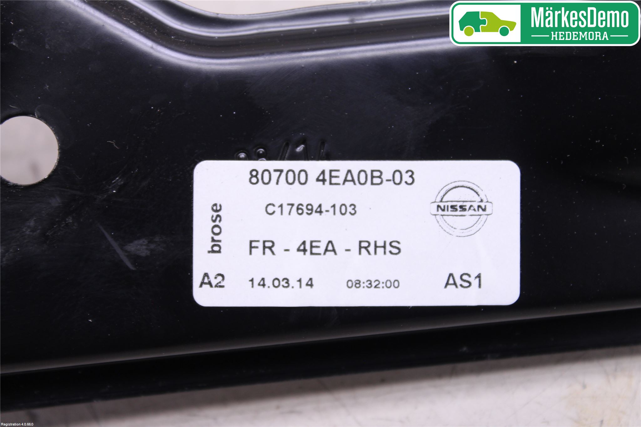 Nissan QASHQAI 14-17 Vindusheis El Komp