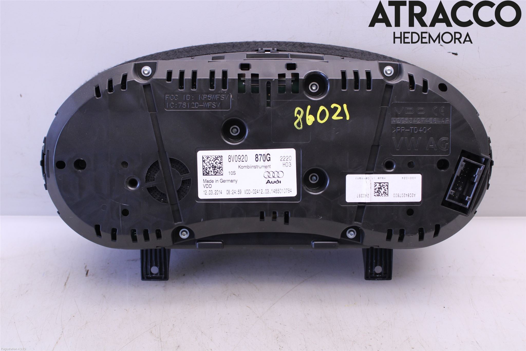 Audi A3/S3 8V 13-20 Instr Kombinert