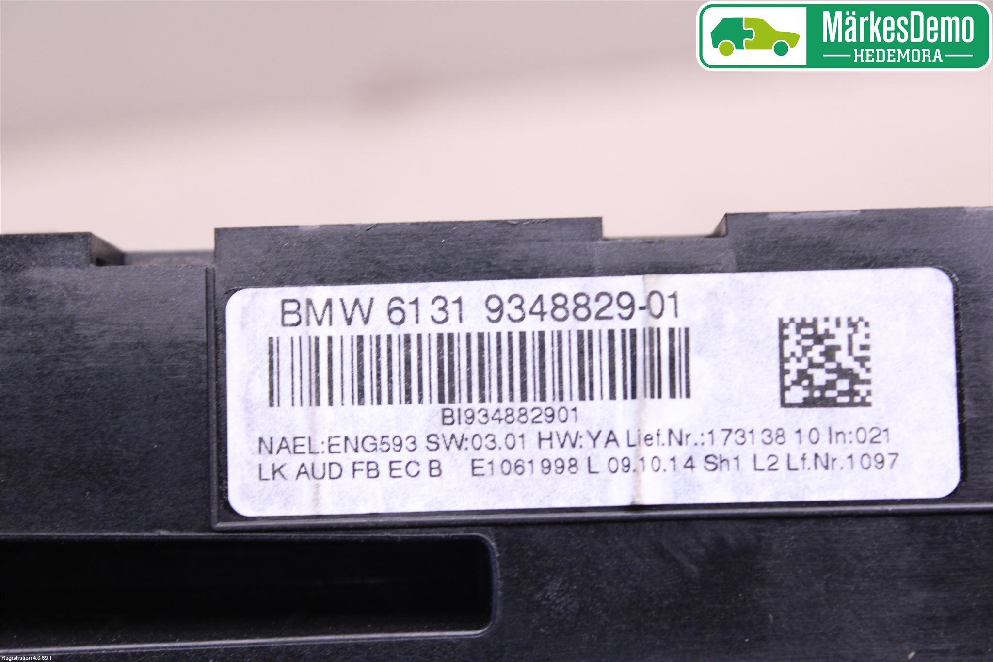BMW 3 F30/F31/F80 12-19 Stereo Radio Med Cd