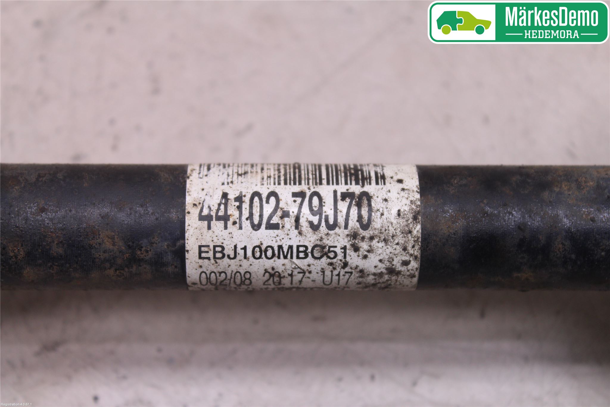 Suzuki SX4 06-09 Drivaksel Foran Kompl Venstre