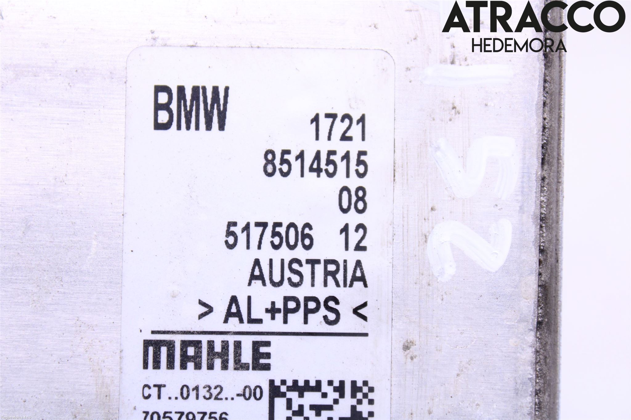 BMW 3 F30/F31/F80 12-19 Radiator Oljekjøler Automatgea
