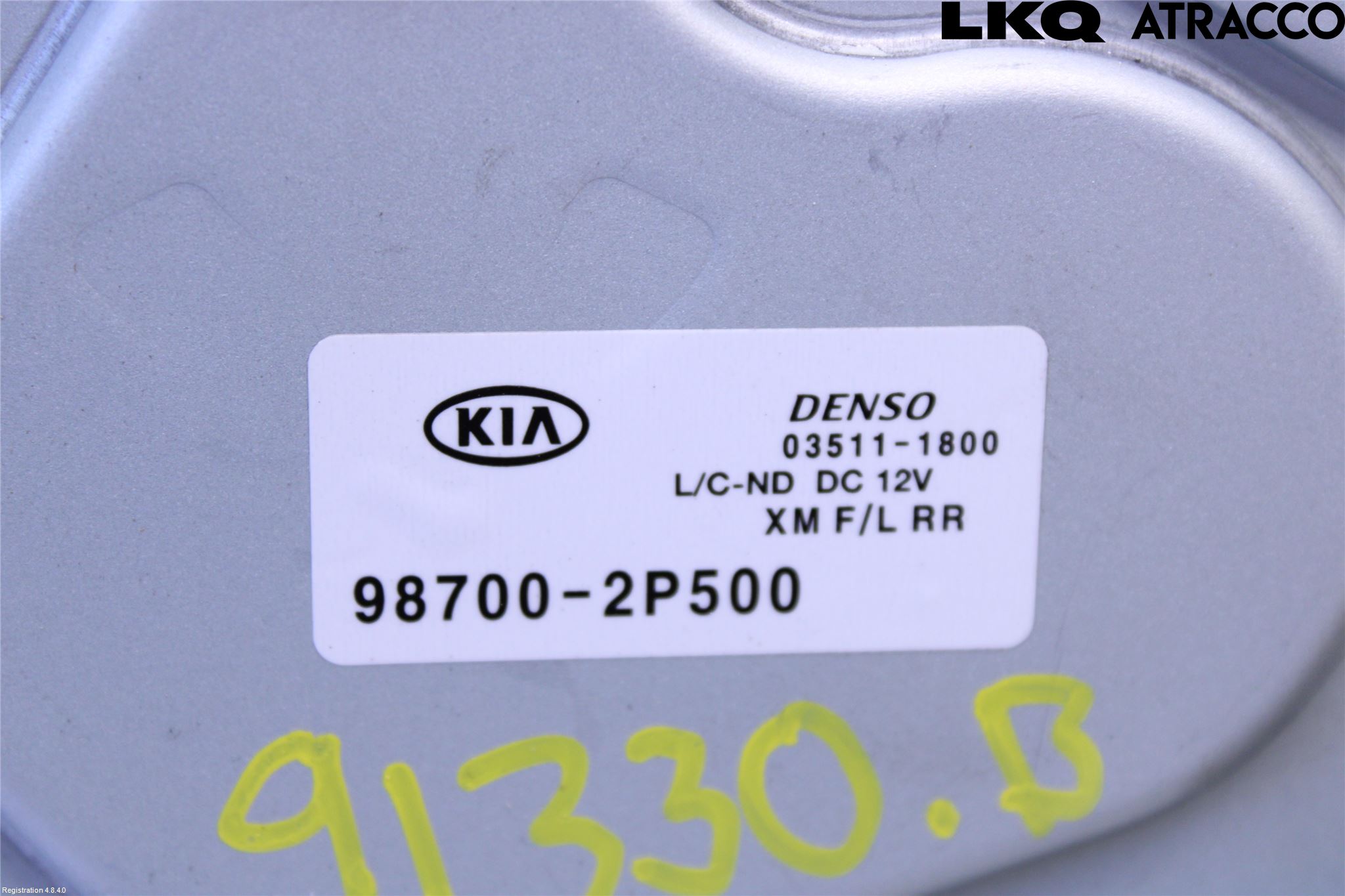 Kia SORENTO 10-14 Viskermotor Bakluke
