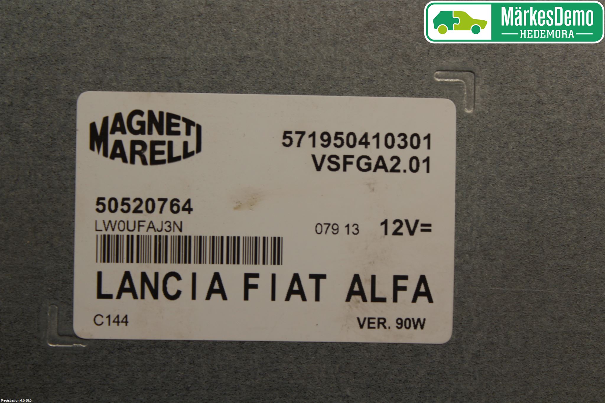 Fiat PANDA 12- Styreenhet Øvrig