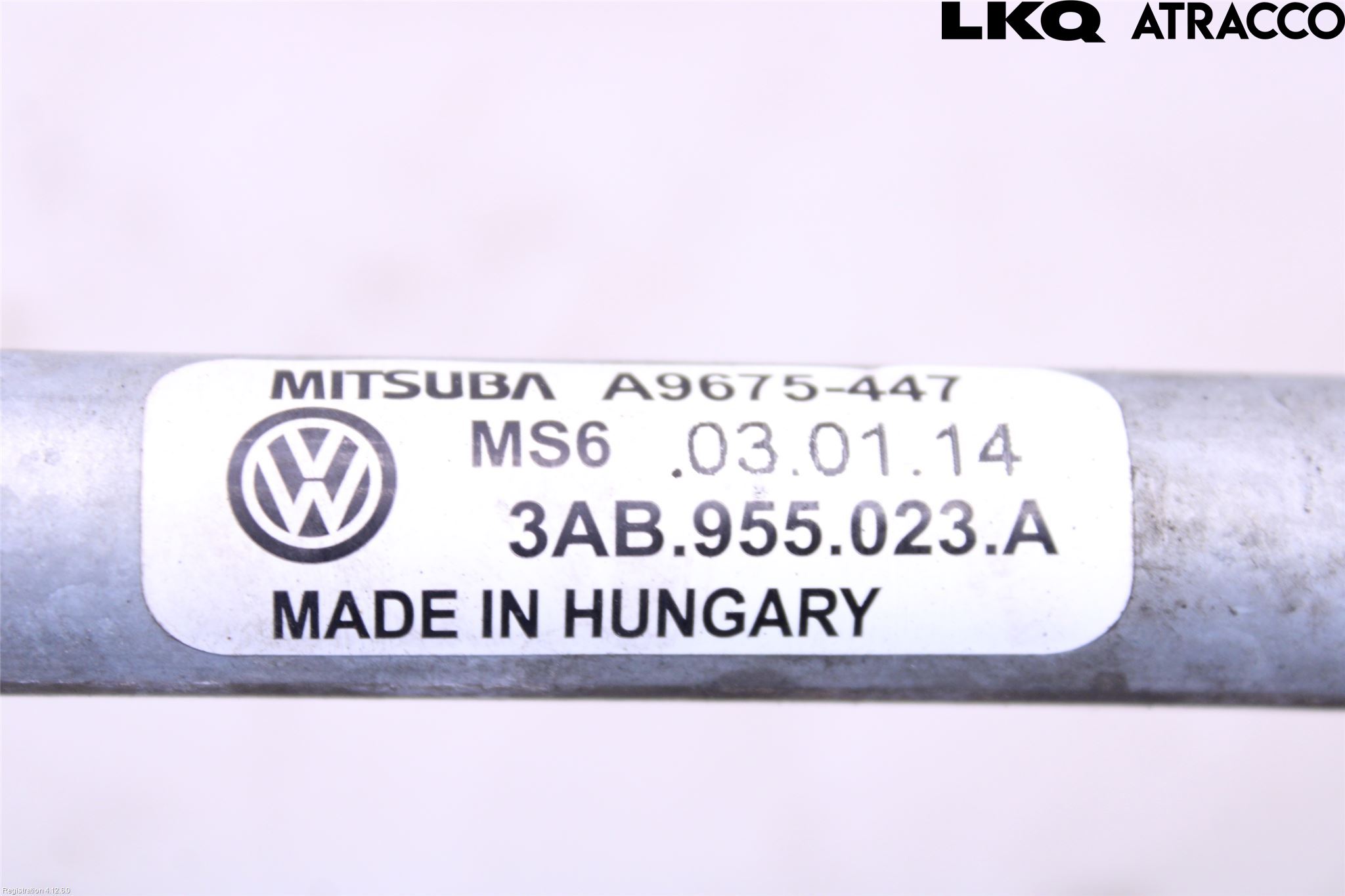 Volkswagen VW PASSAT 11-14 Viskermotor Frontrute