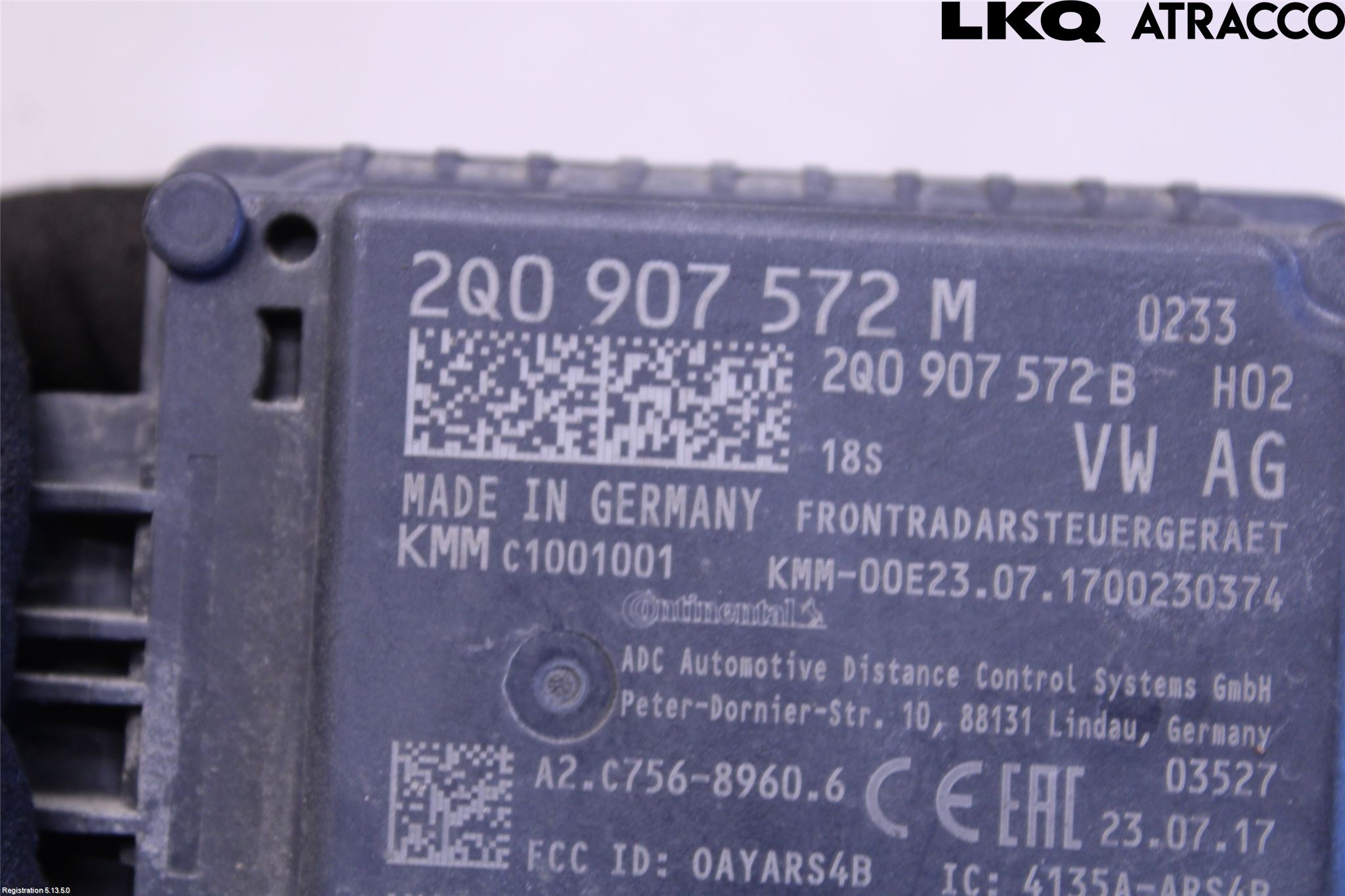 Volkswagen VW TIGUAN 16-24 Sensor Fartsbegrensning