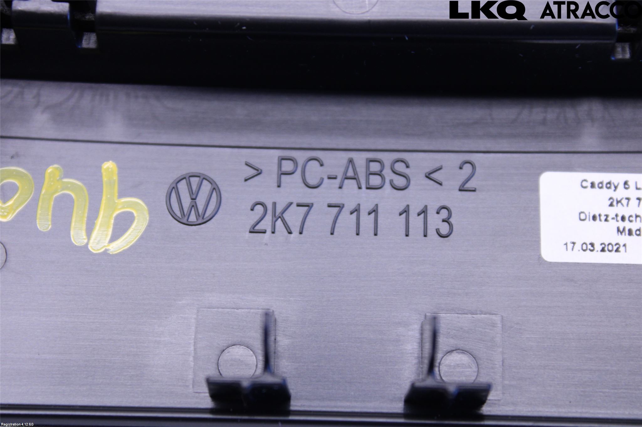 Volkswagen VW CADDY 21- Gearspak Kule
