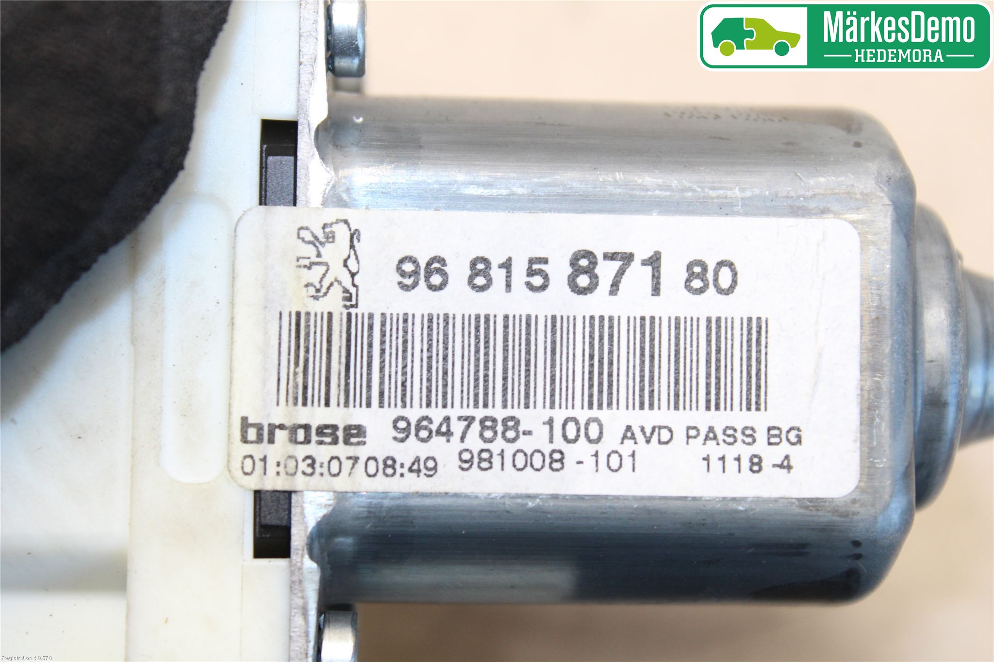 Peugeot 307     05-08 Vindusheis El Komp