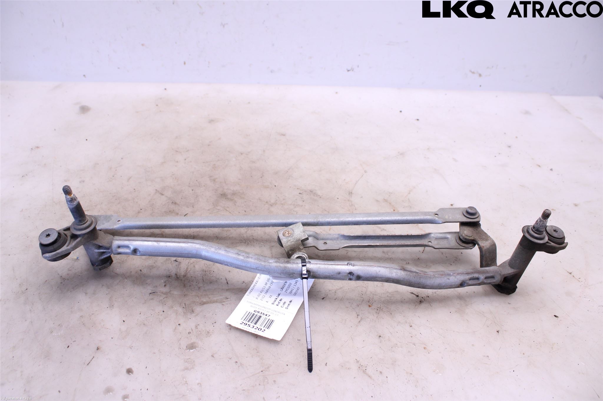 Audi A3/S3 05-13 Viskeroverføring Frontrute
