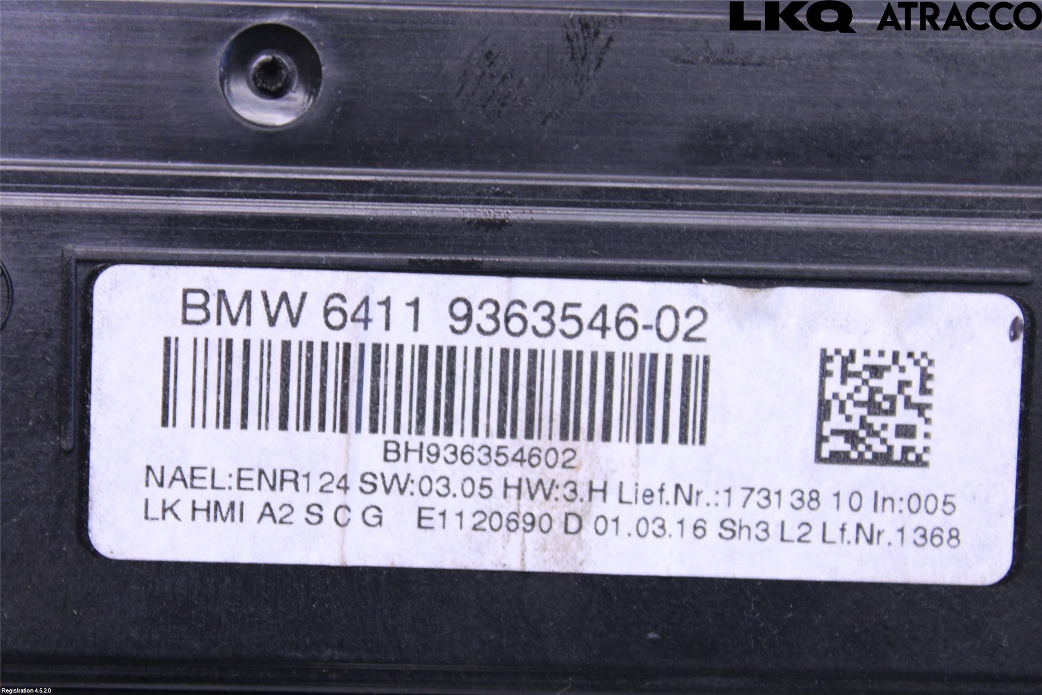 BMW 3 F30/F31/F80 12-19 Varme Ac Betjening-Display